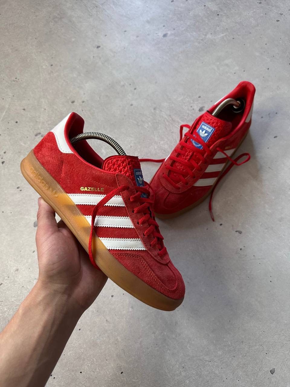 Adidas Adidas Gazelle Indoor Active Red Men’s Shoes Y2K SK8 Size US 8 / EU 41 - 3 Thumbnail