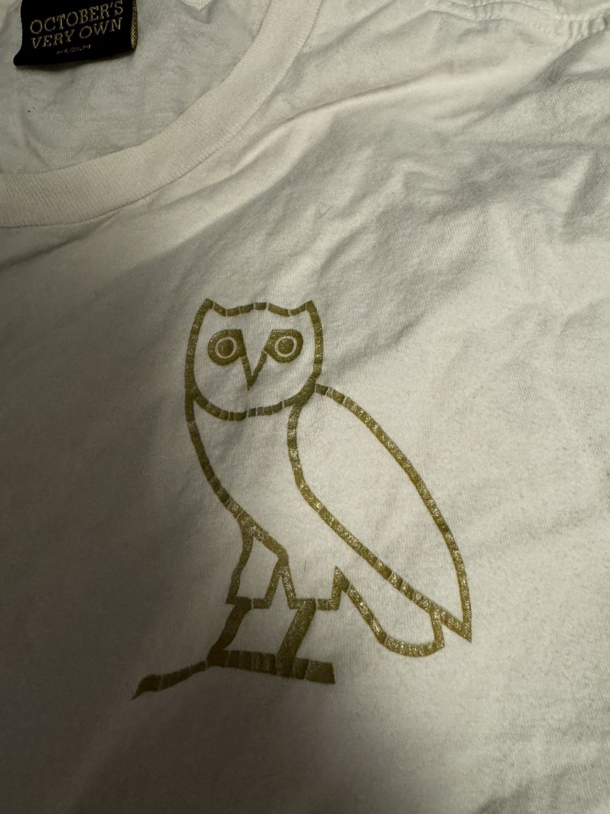 October's Very Own OVO White Owl T-Shirt Size US M / EU 48-50 / 2 - 3 Thumbnail