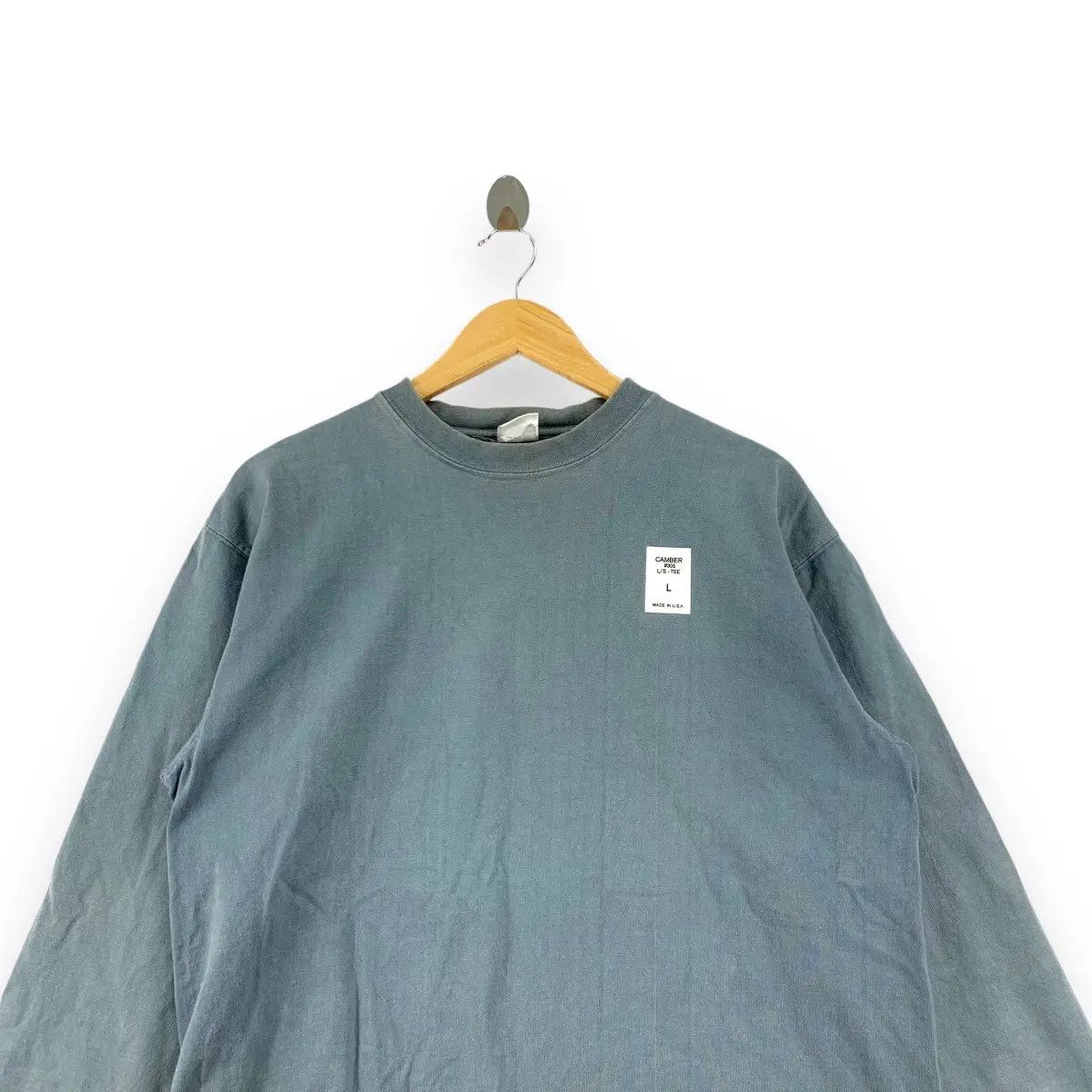 Camber Vintage 90’ CAMBER USA Natural Sun Faded Tee Shirt Size US L / EU 52-54 / 3 - 2 Thumbnail