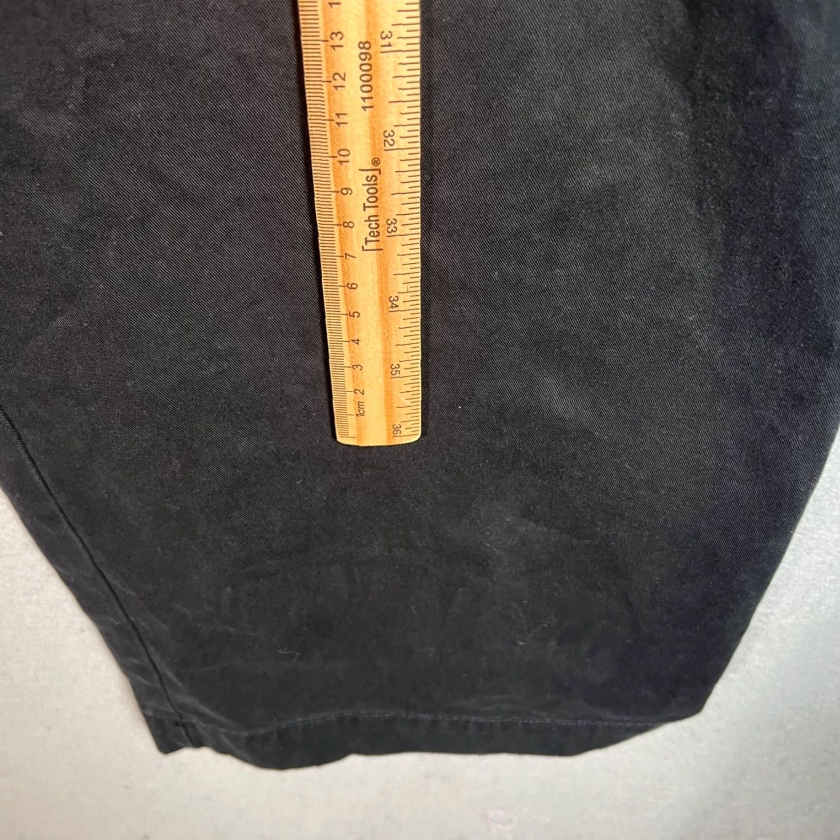Vintage The Group Babaton Womens XL Black Cotton Drawstring Wide Leg Chino Pants Size 40" / US 18 - 6 Thumbnail