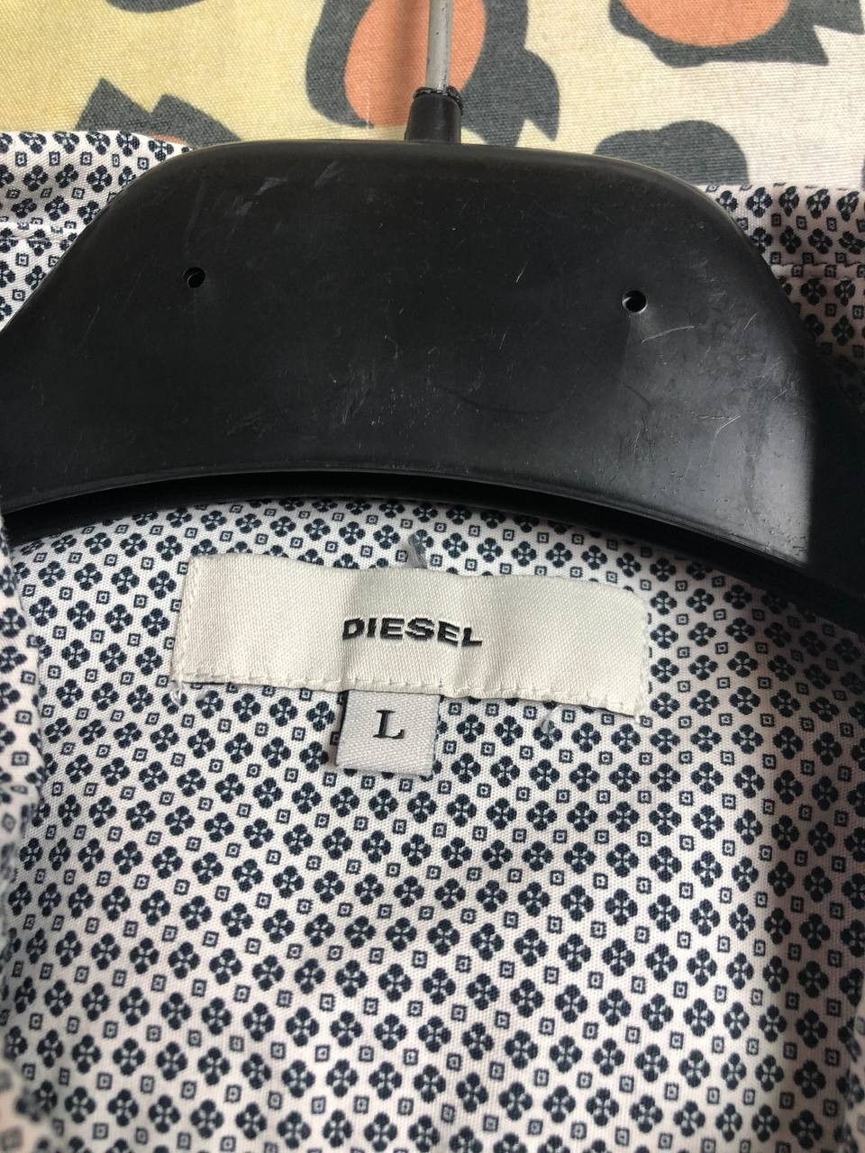 Diesel × Japanese Brand × Vintage Vintage 90s Archive Diesel Y2K Striped Avant Garde Shirt Tee Size US L / EU 52-54 / 3 - 2 Thumbnail