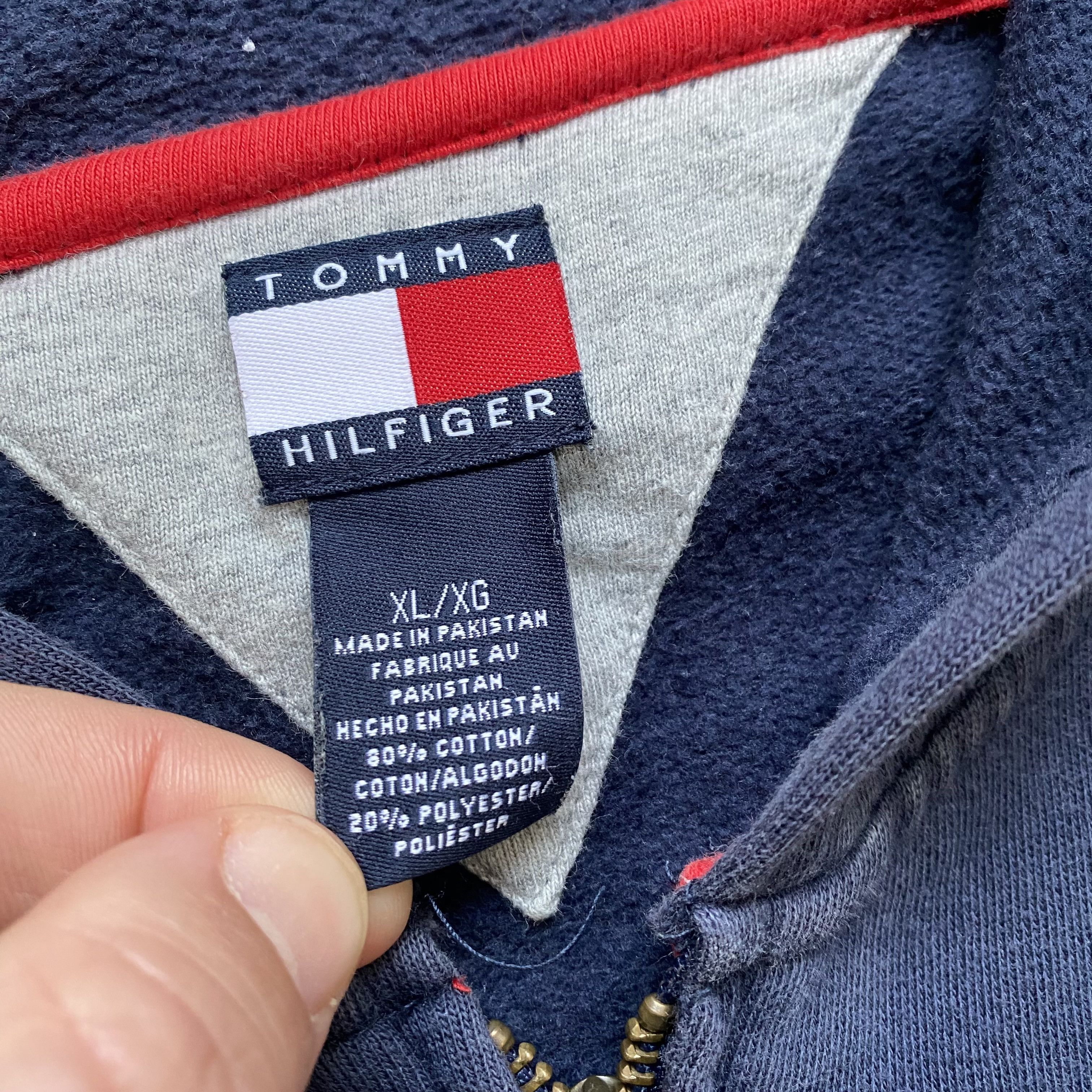 Tommy Hilfiger Vintage Faded Tommy Hilfiger zip hoodie Size US XL / EU 56 / 4 - 7 Thumbnail