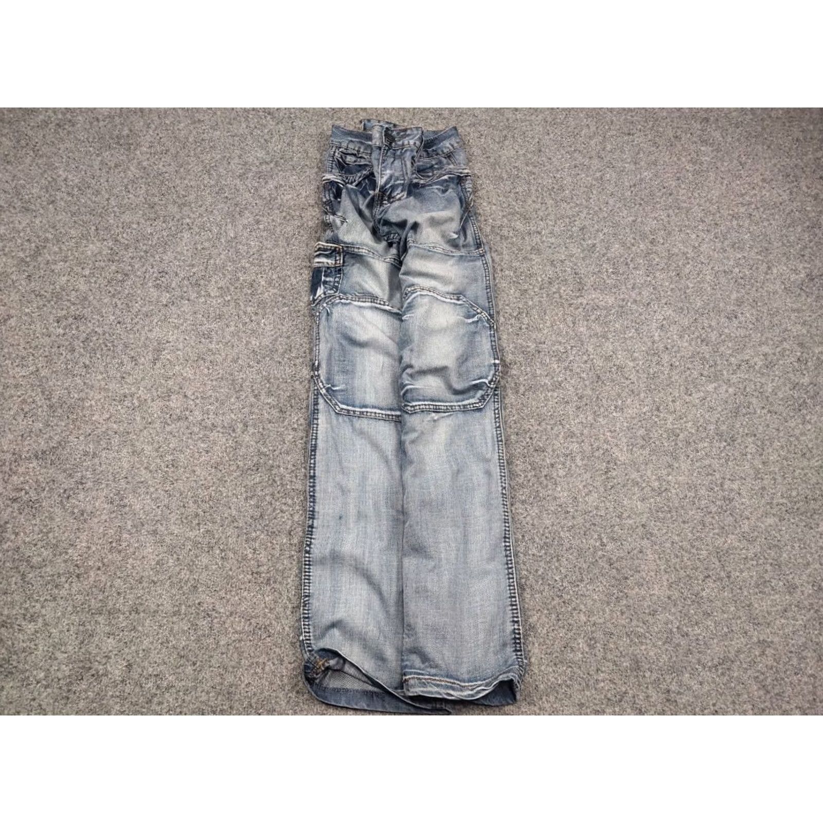 If Six Was Nine VINTAGE Kosmo Lupo Denim Jeans 32 34 Blue 5-Pocket Design Regular Fit Men's Y2K 90s Cowboy USA Vintage Opium Kosmo Size US 32 / EU 48 - 2 Thumbnail