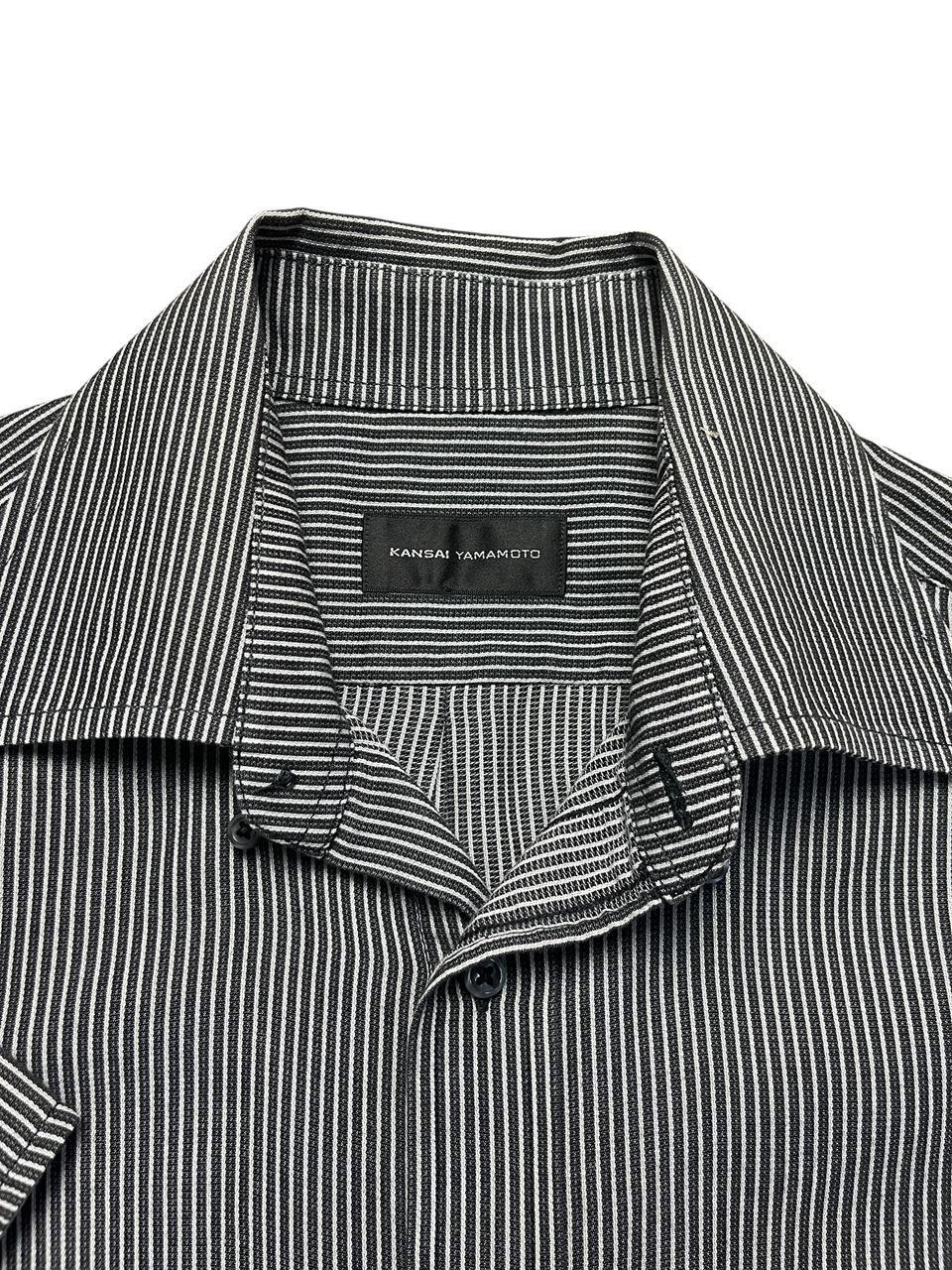 Kansai Yamamoto Kansai Yamamoto Stripe Button Up Shirt Size US M / EU 48-50 / 2 - 11 Thumbnail