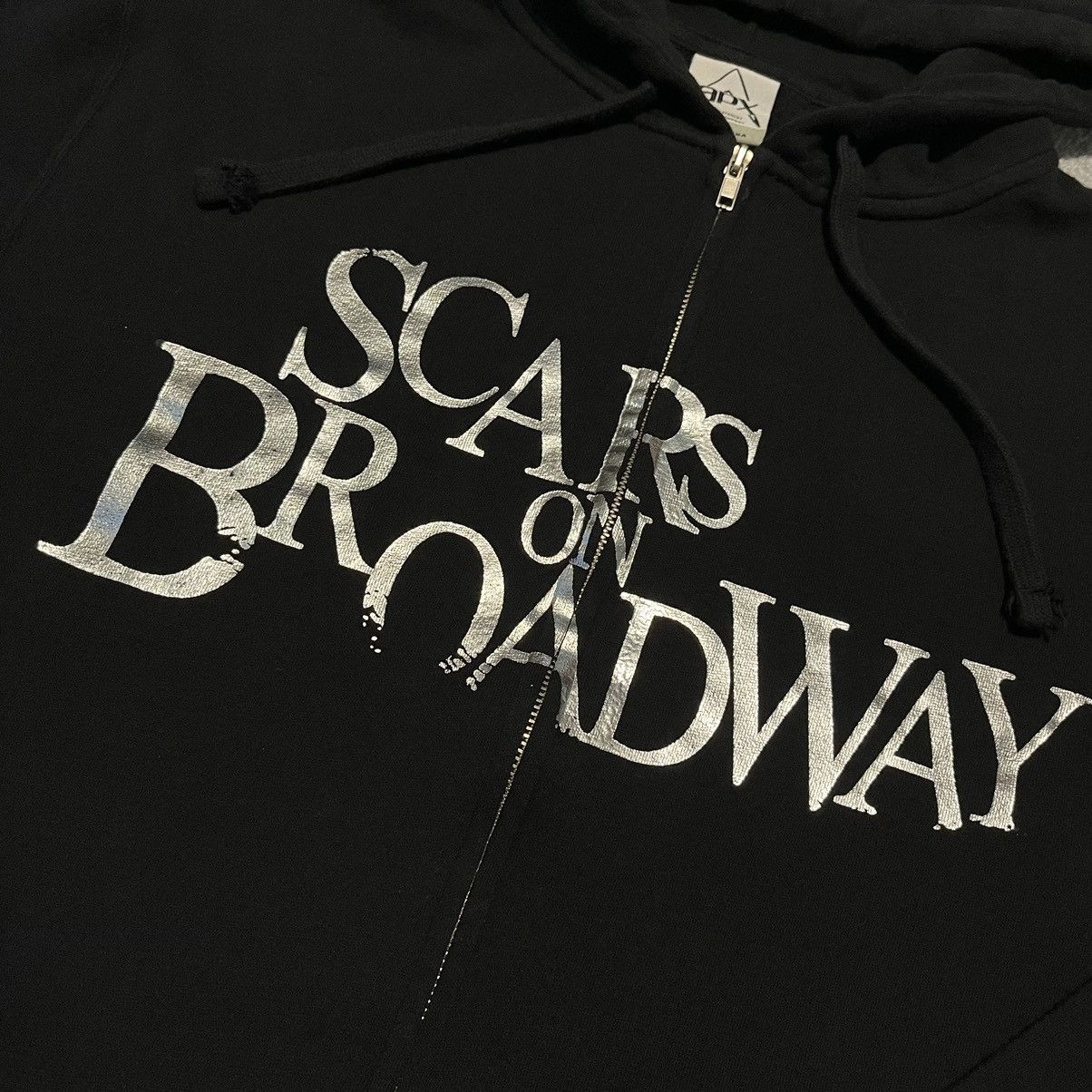 Band Tees Vintage 2000s Scars on Broadway Band Foil Logo Zip Up Hoodie Size US XL / EU 56 / 4 - 3 Thumbnail