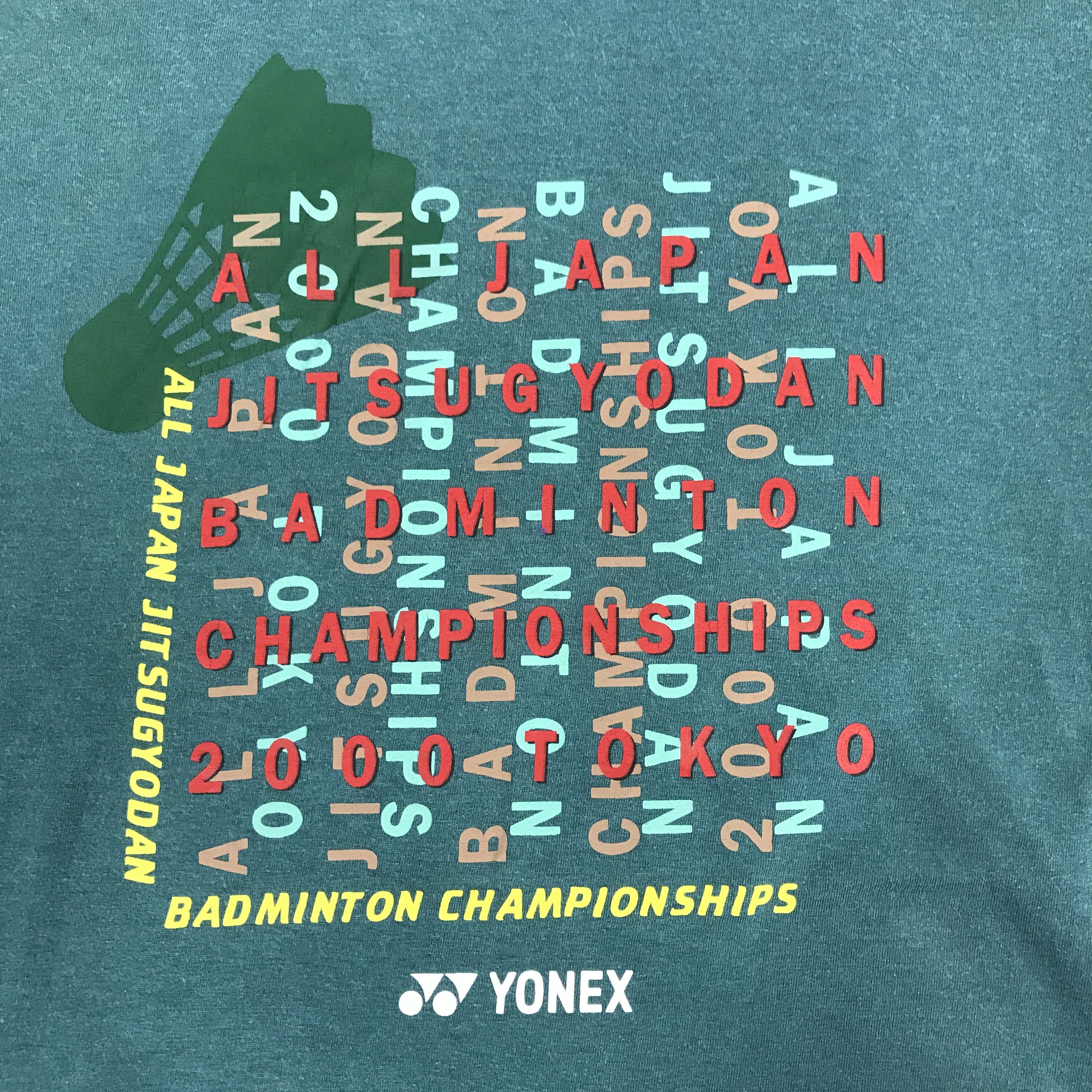 Japanese Brand Vintage Yonex All japan badminton championships T-shirt Size US M / EU 48-50 / 2 - 9 Thumbnail