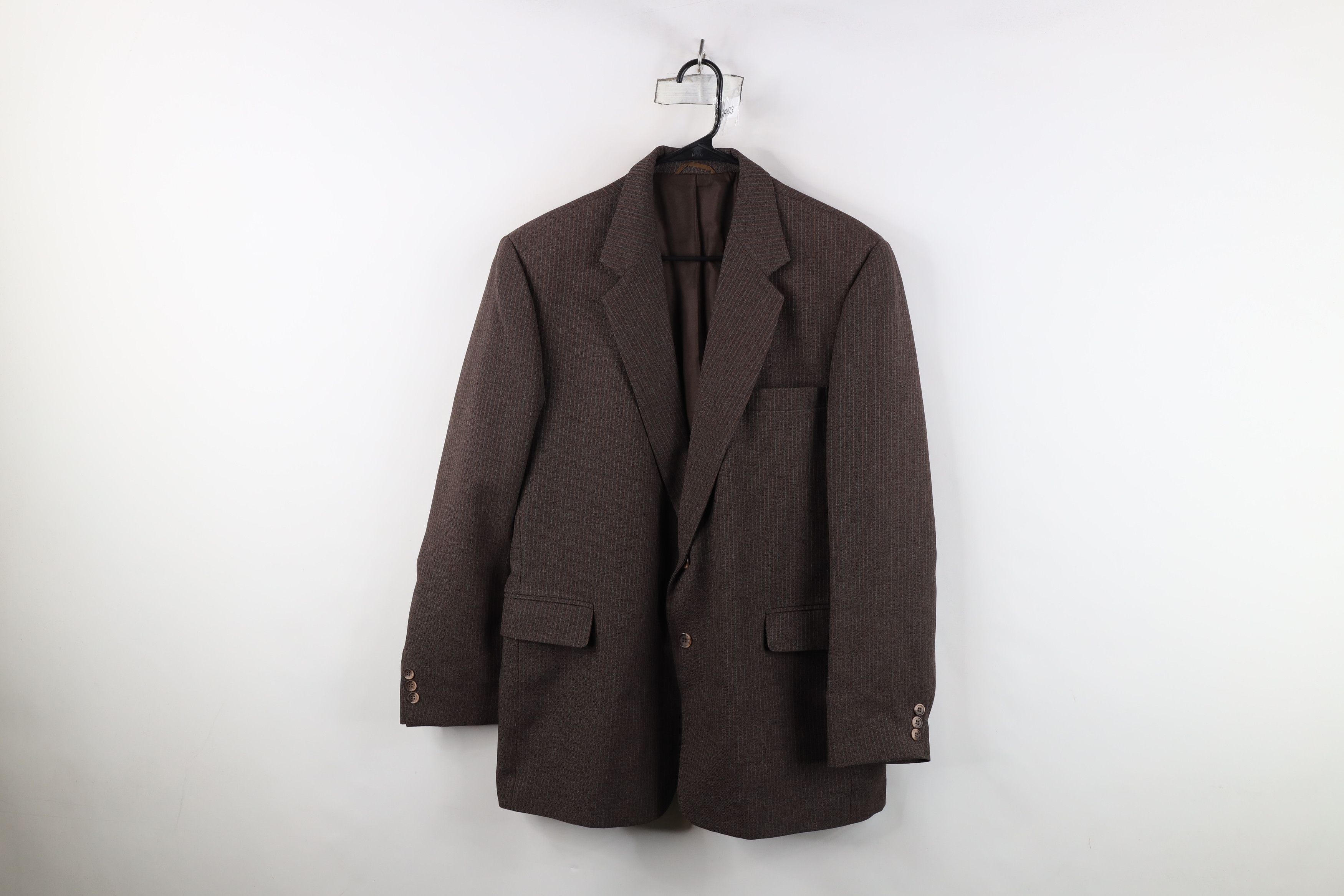 Vintage Vintage 70s Streetwear 2 Piece Suit Coat Blazer Jacket Vest Size US XXL / EU 58 / 5 - 1 Thumbnail
