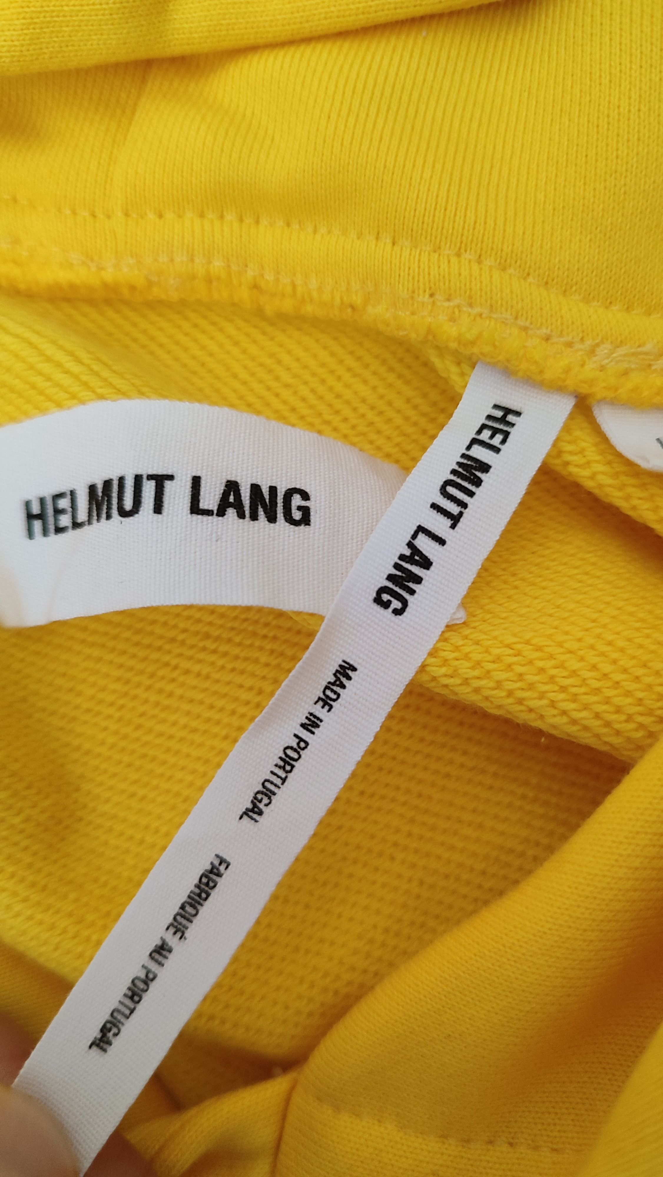 Designer × Helmut Lang Limited Edition Taxi Helmut Lang Yellow Black Relaxed Hoodie Size US L / EU 52-54 / 3 - 4 Thumbnail