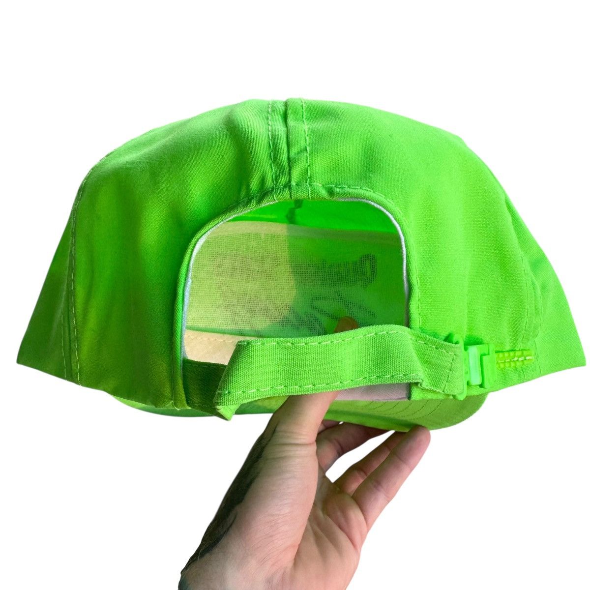 Vintage vintage Quaker State Racing trucker rope hat zipper back Size ONE SIZE - 4 Thumbnail