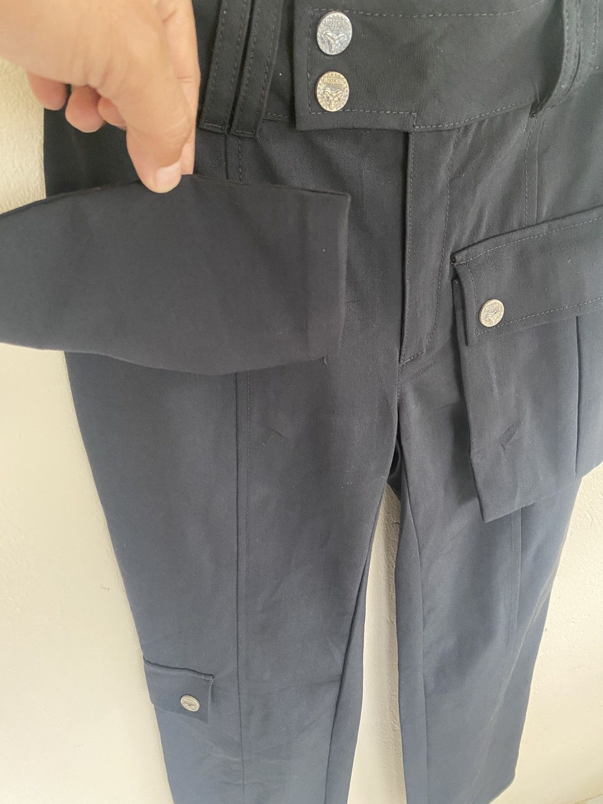 Moschino Moschino Flap Pockets Cargo Pant Size 23" - 9 Thumbnail
