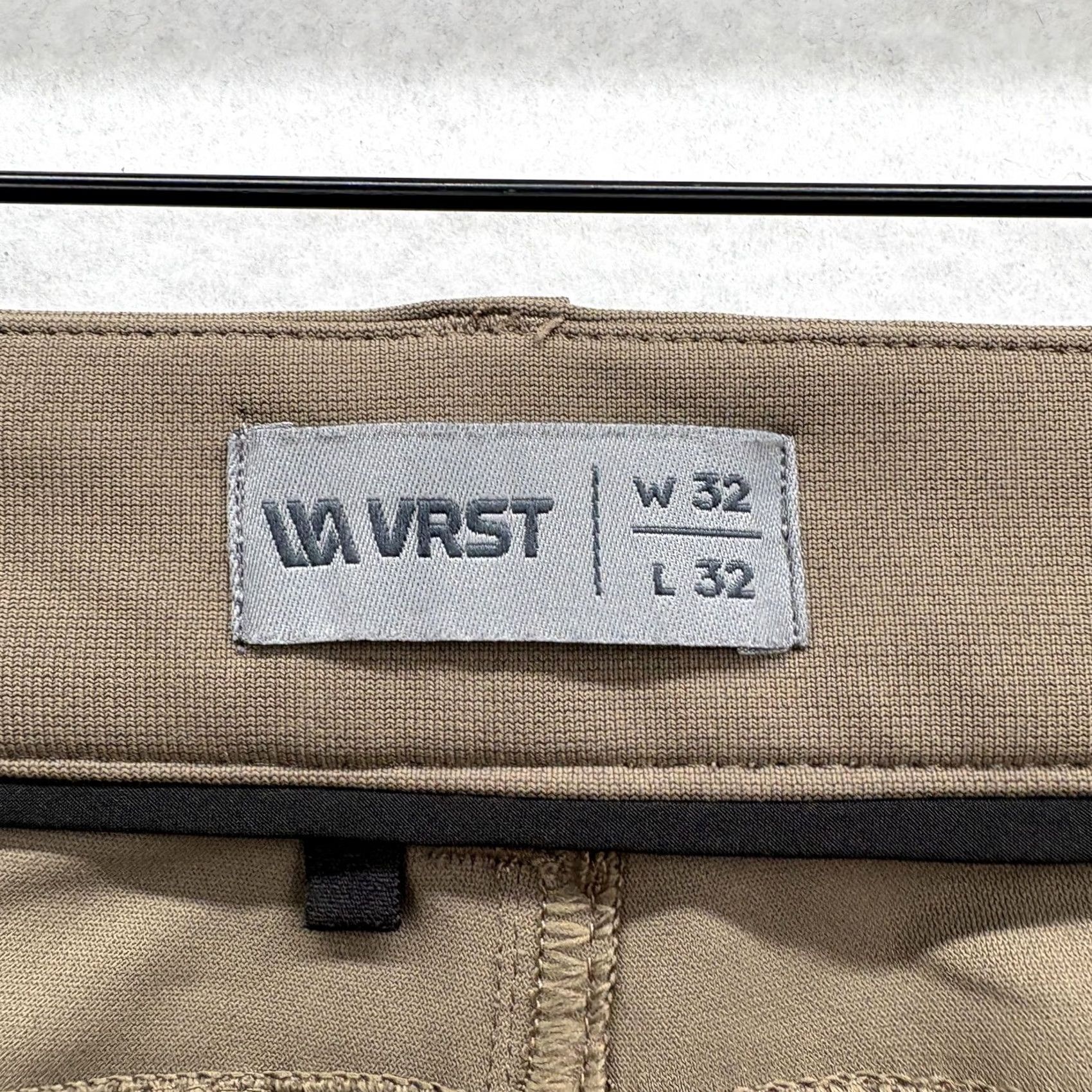 Vintage VRST Limitless Athletic Fit 5-Pocket Pants Mens 32x30 Khakis Twill Beige Stretch Inseam 30 Zip Straight Mens Regular Size US 32 / EU 48 - 3 Thumbnail