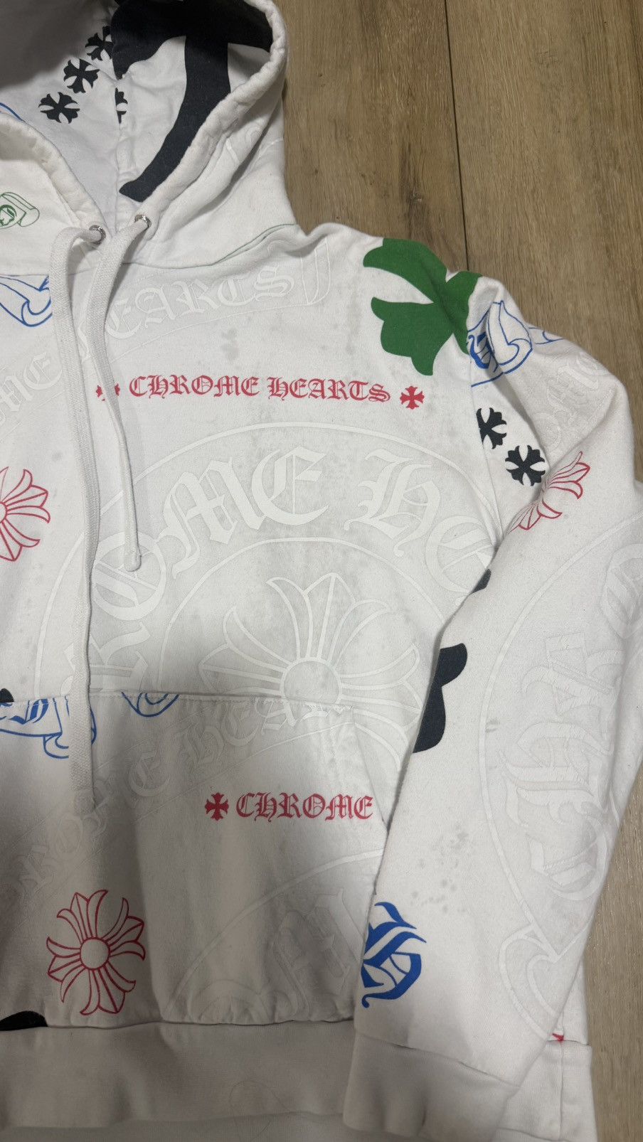 Chrome Hearts Chrome hearts white stencil hoodie Size US XS / EU 42 / 0 - 3 Thumbnail