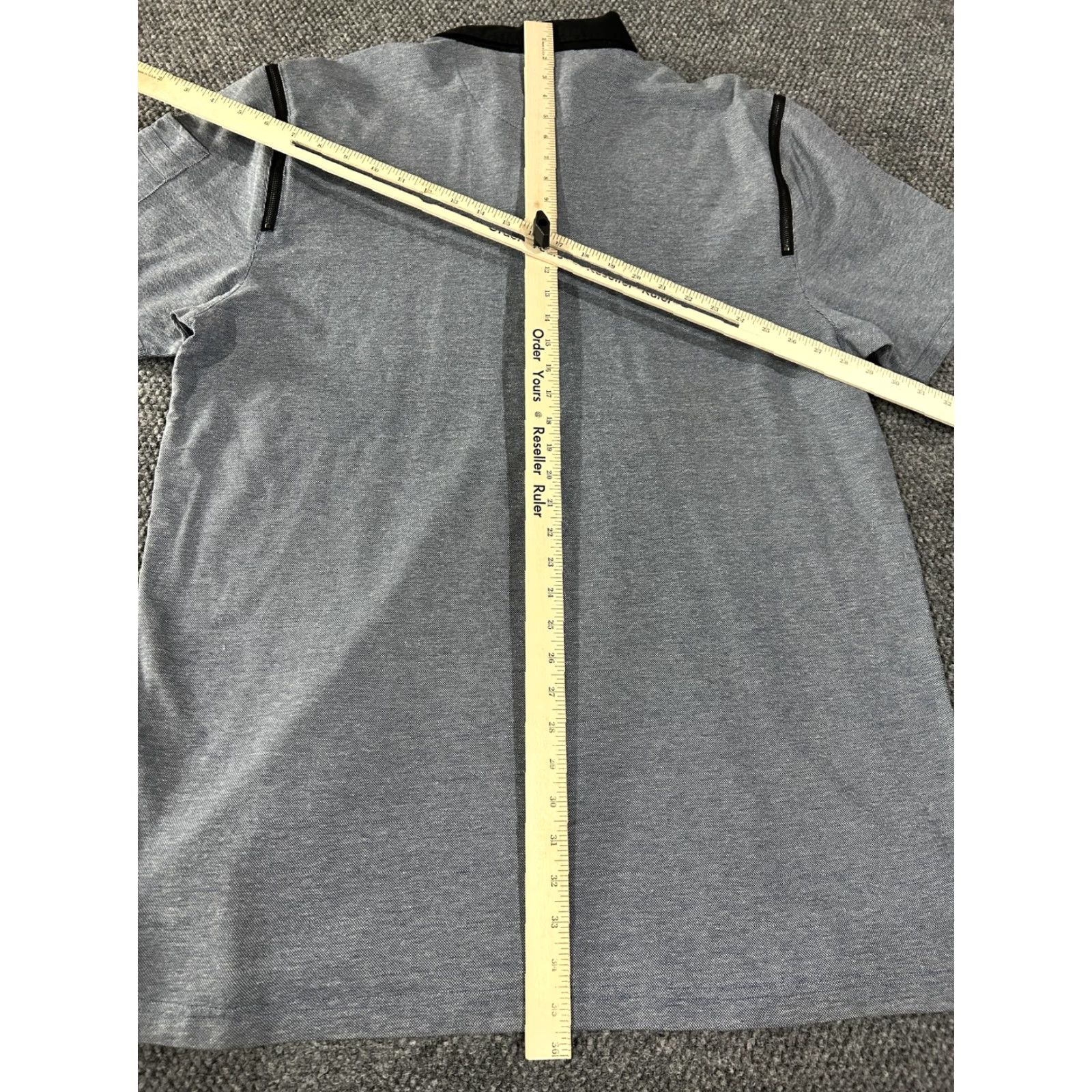 Sean John SEAN JOHN Polo Shirt Mens 3XL Gray Contrast Collar Zip Pocket Short Sleeve Polo Mens 3XL Gray Size US XXL / EU 58 / 5 - 7 Thumbnail
