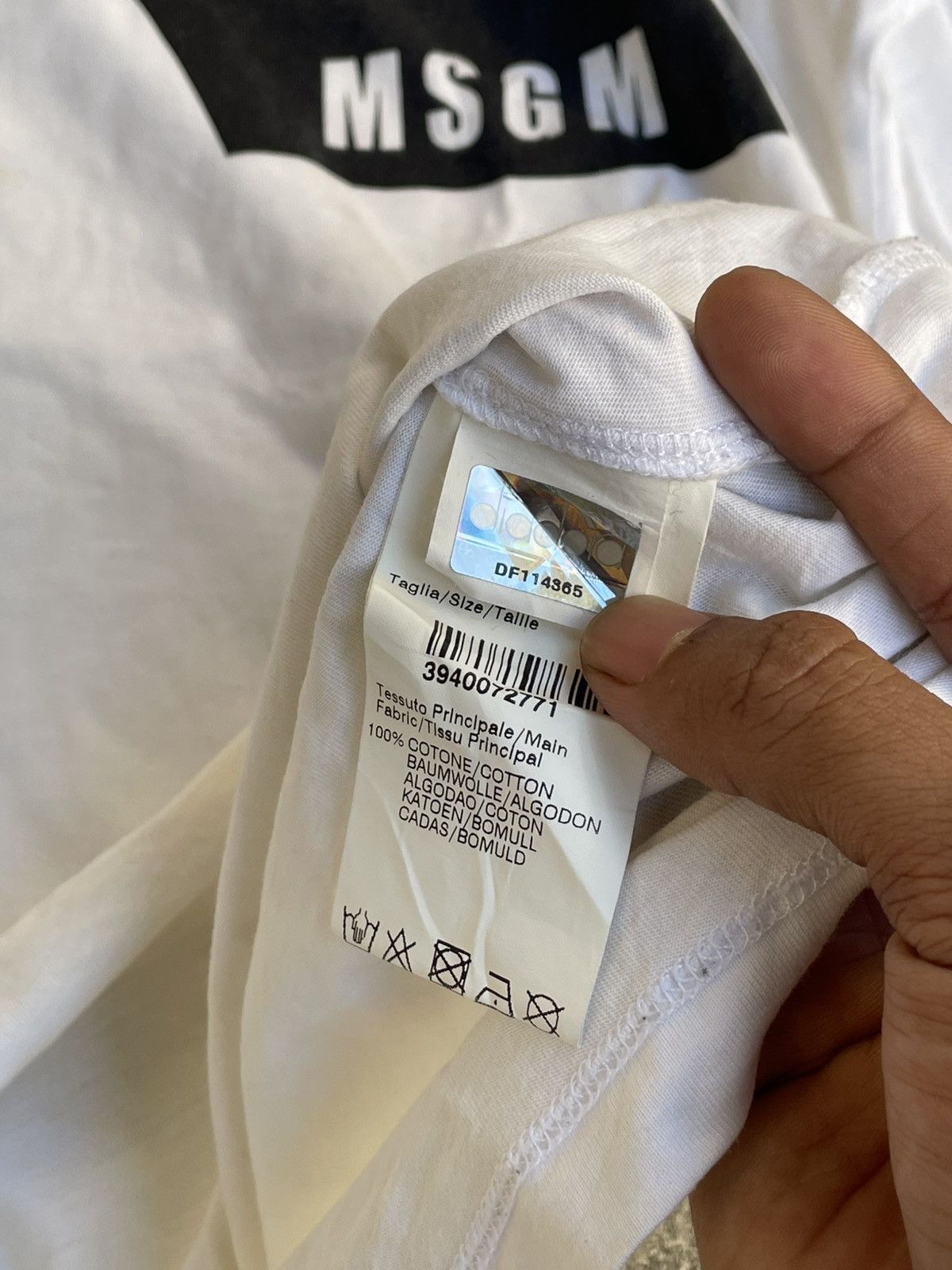 MSGM Diadora Collab MSGM long sleeve Size US L / EU 52-54 / 3 - 6 Thumbnail
