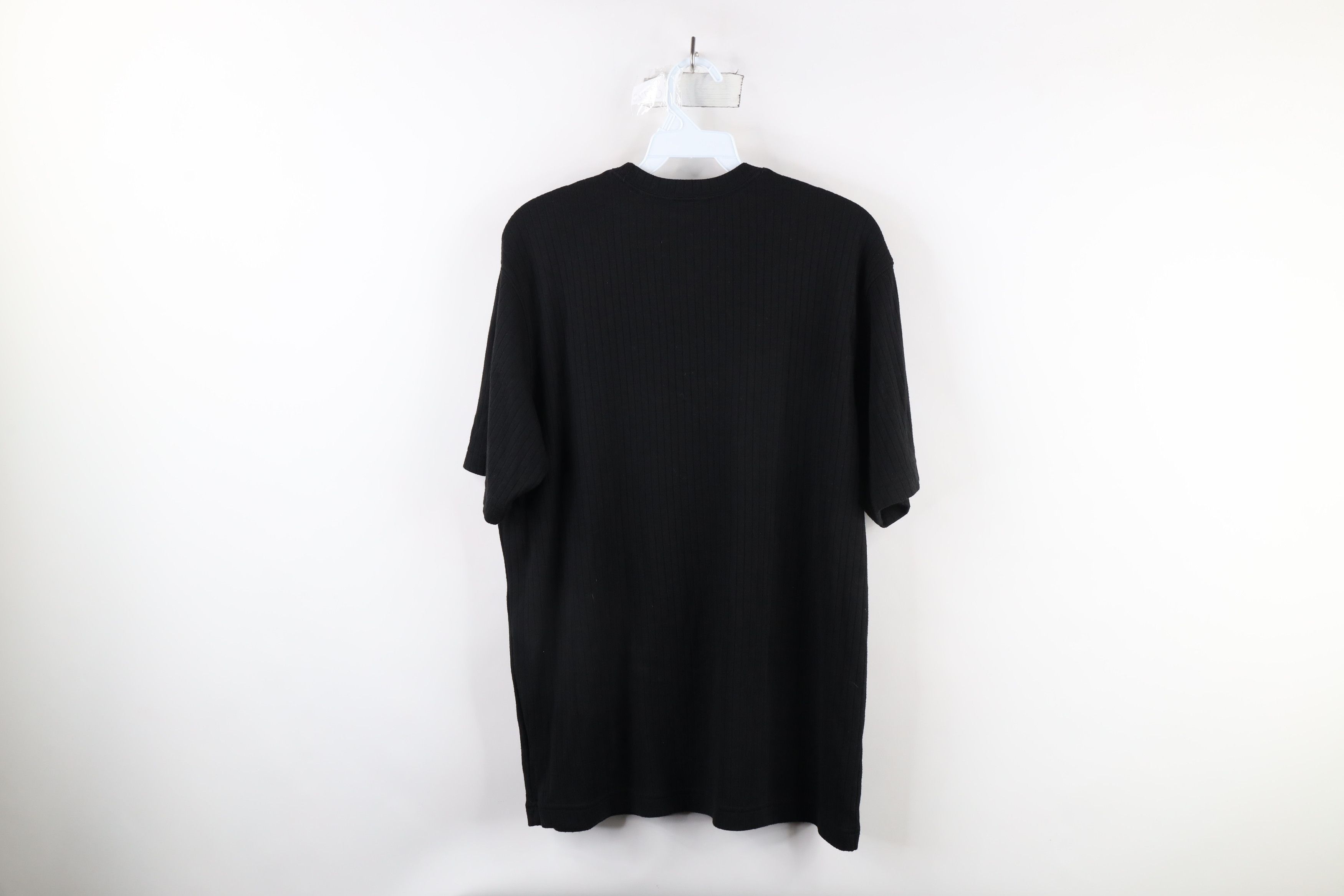 Vintage Vintage 90s Streetwear Ribbed Knit Short Sleeve T-Shirt Size US M / EU 48-50 / 2 - 5 Thumbnail