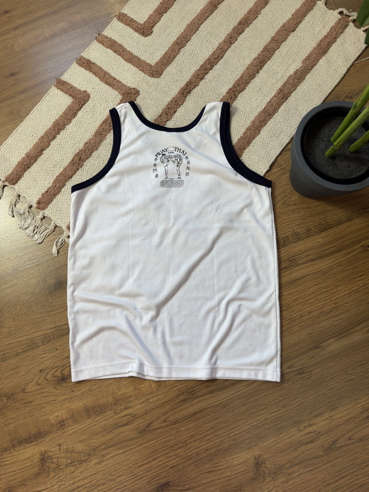 Vintage VINTAGE MUAY THAI THAILAND SINGLET TANK TOP Size US L / EU 52-54 / 3 - 6 Thumbnail