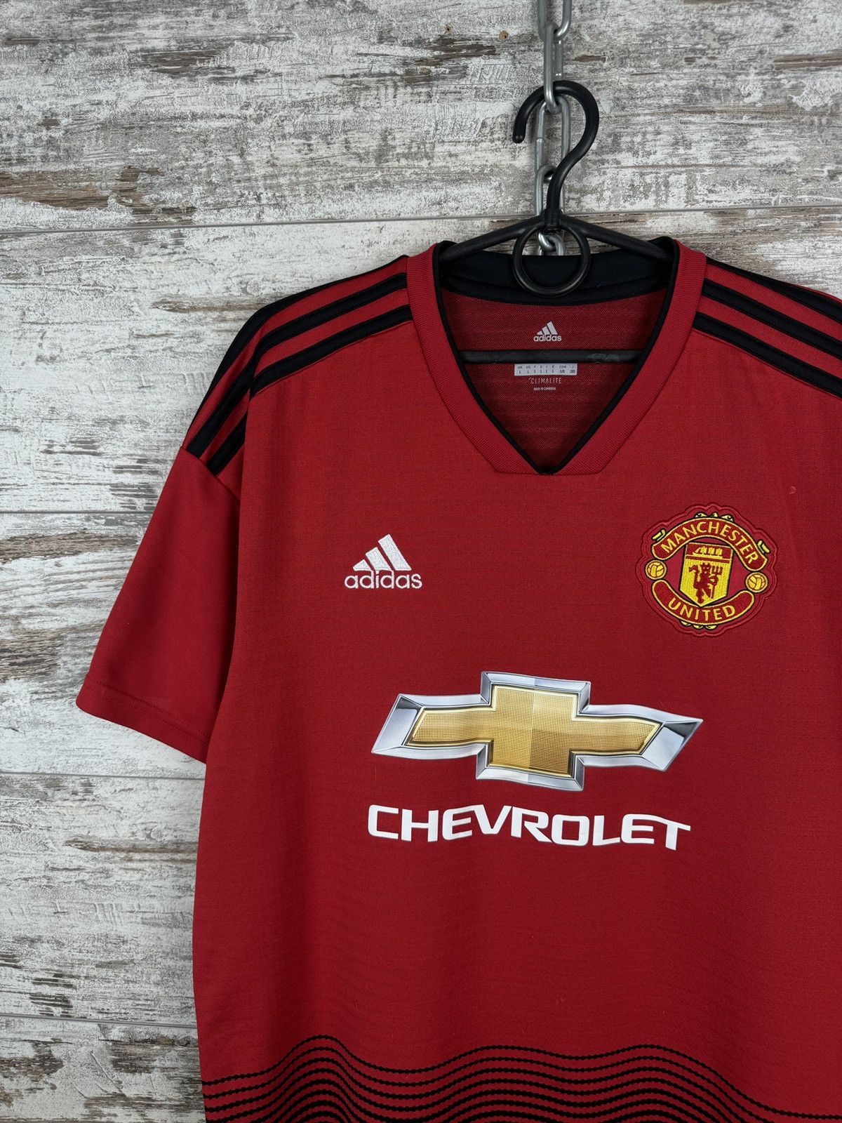 Adidas Mens Adidas Anthony Martial Manchester United T-shirt tee Size US L / EU 52-54 / 3 - 5 Thumbnail