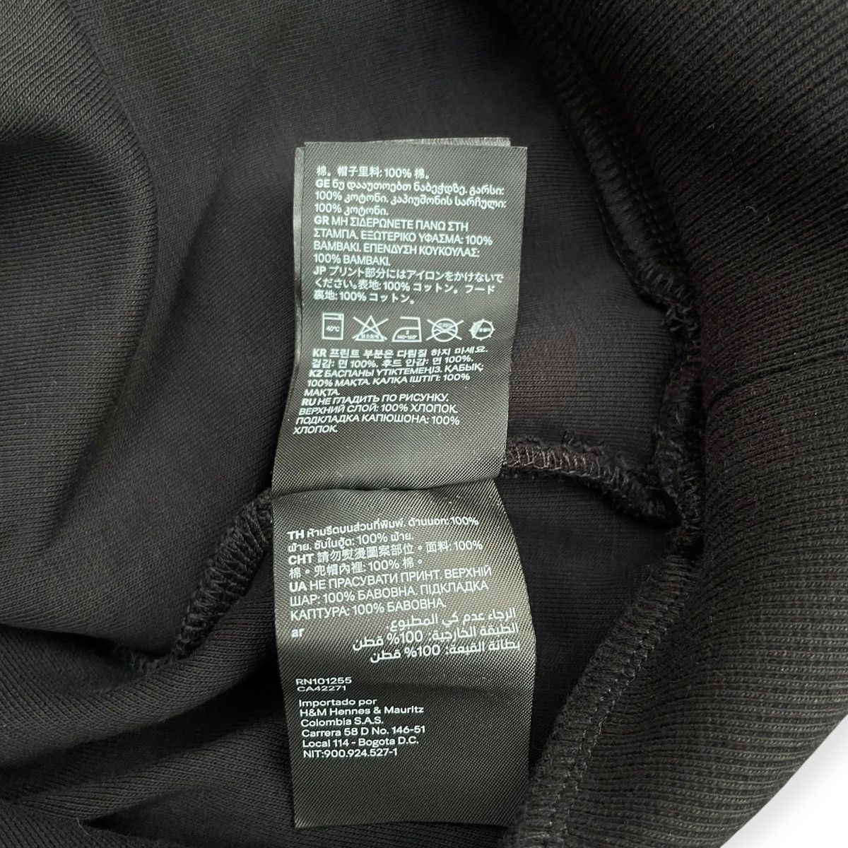 Simone Rocha H&M x Simone Rocha White Flowers Hoodie in Black Size US L / EU 52-54 / 3 - 8 Thumbnail