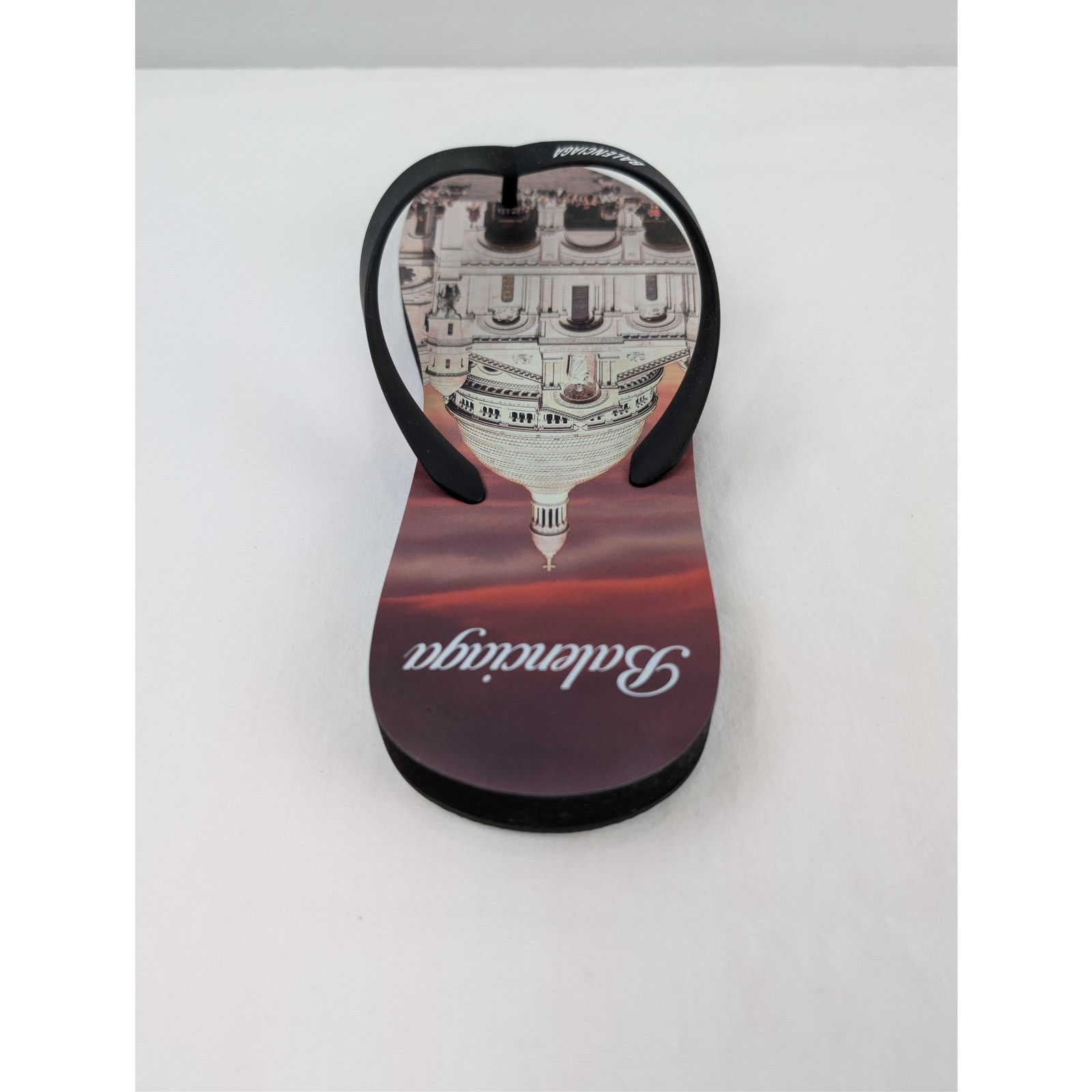 Balenciaga o1rshd1 Q:2 / Souvenir Thong TPU Monument Print Slipper Size US 9 / EU 42 - 16 Thumbnail