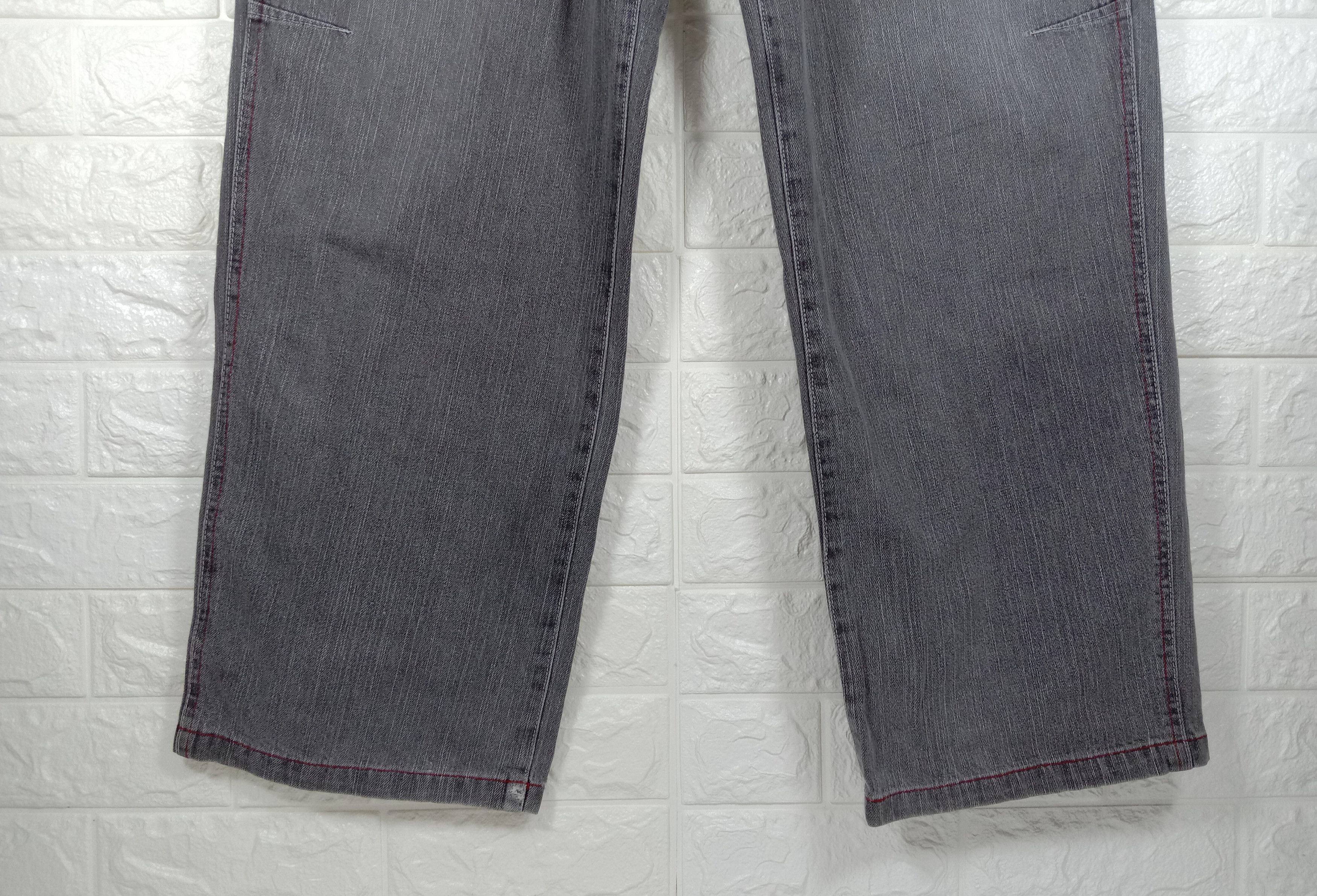 Hobo Vintage Hobo Faded Black Multi Pocket Cargo Wide Baggy Jeans Size US 32 / EU 48 - 8 Thumbnail