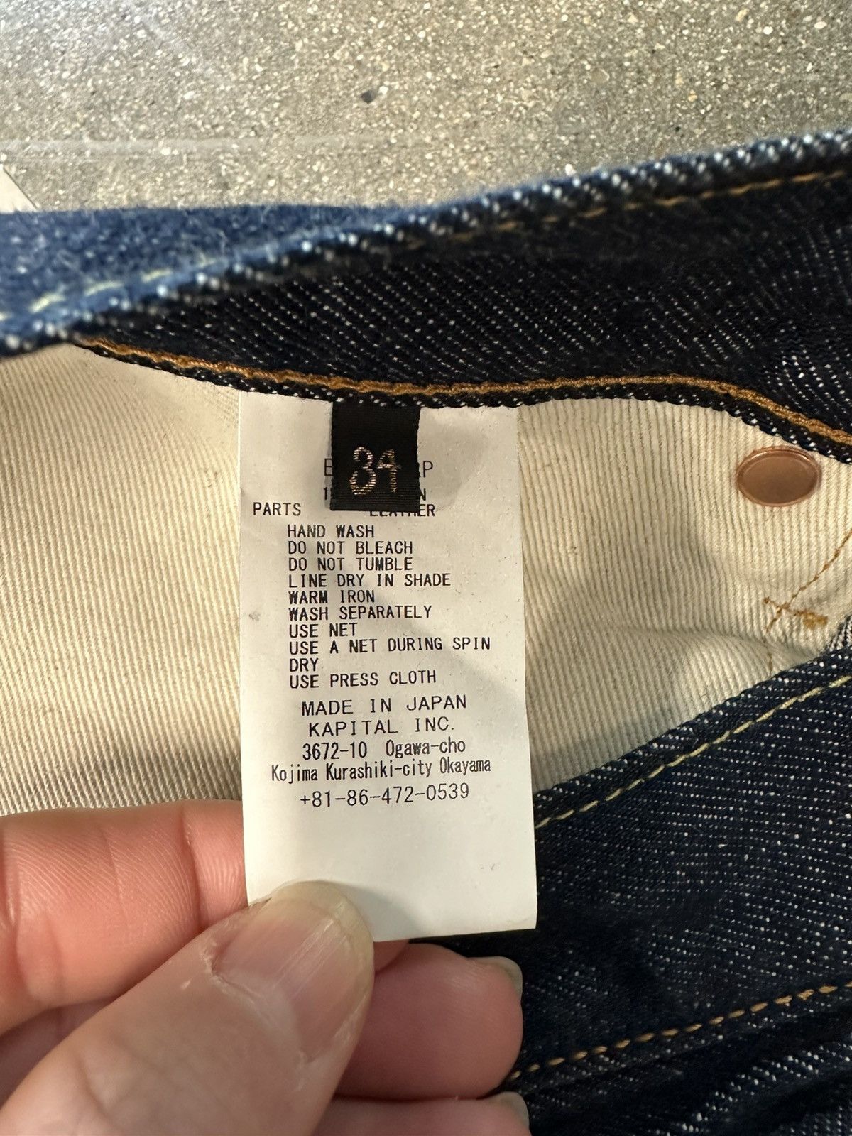 Kapital Kapital Bones Denim Jeans Indigo Size US 34 / EU 50 - 5 Thumbnail