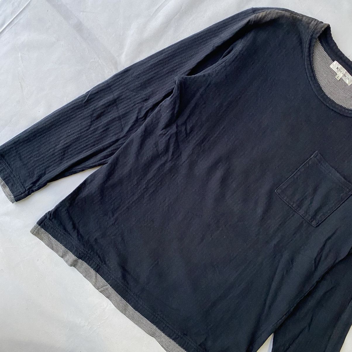 If Six Was Nine × Japanese Brand × Le Grande Bleu (L.G.B.) Japanese Double Layer Gothic Style Long Sleeve Tees Size US L / EU 52-54 / 3 - 7 Thumbnail