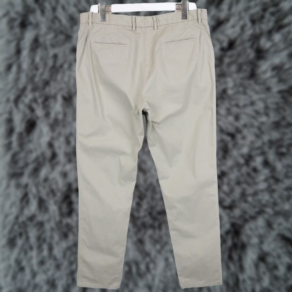 Suitsupply Suitsupply Porto Novo Trousers Men's UK 36 Cotton Stretch Tapered Fit Zip Grey Chino Pants Men XS? Size US 36 / EU 52 - 1 Thumbnail