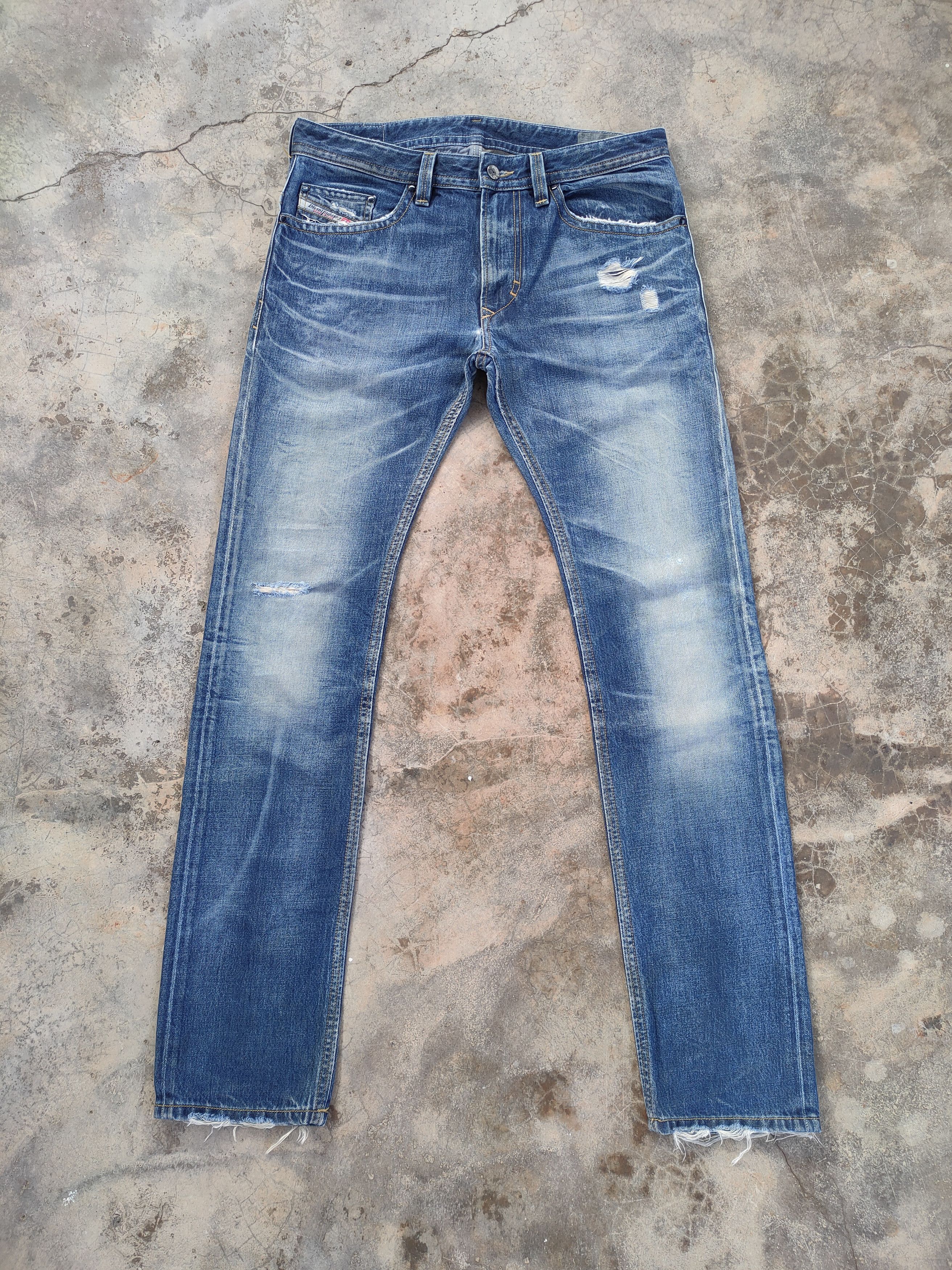 Diesel W33 VINTAGE DIESEL FADED DISTRESSED DENIM JEAN PANTS Size US 33 - 1 Thumbnail