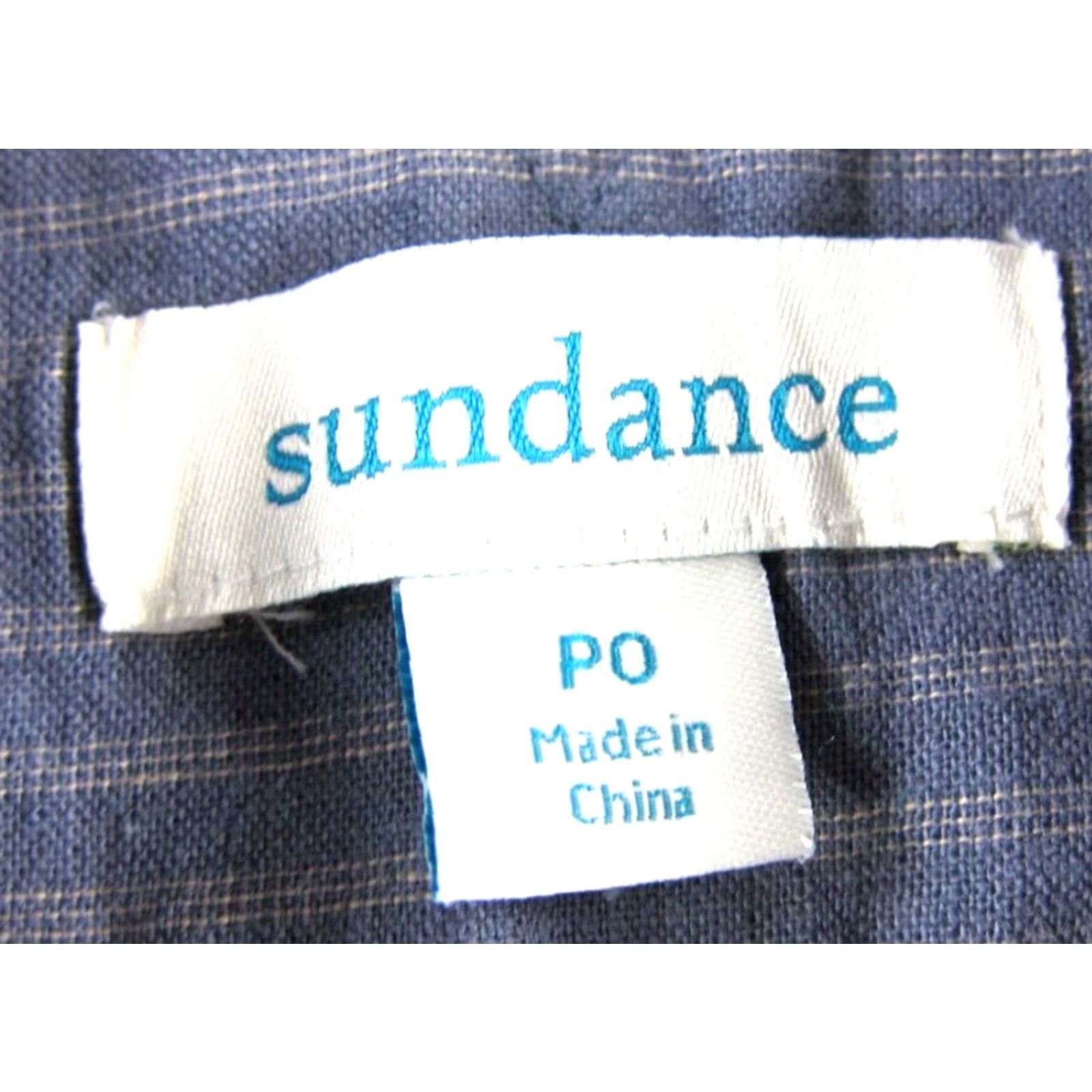 Vintage Sundance Blue Stripe Linen Cotton High Rise Waist Trouser Pant P0 Size 25" / US 0 / IT 36 - 4 Thumbnail