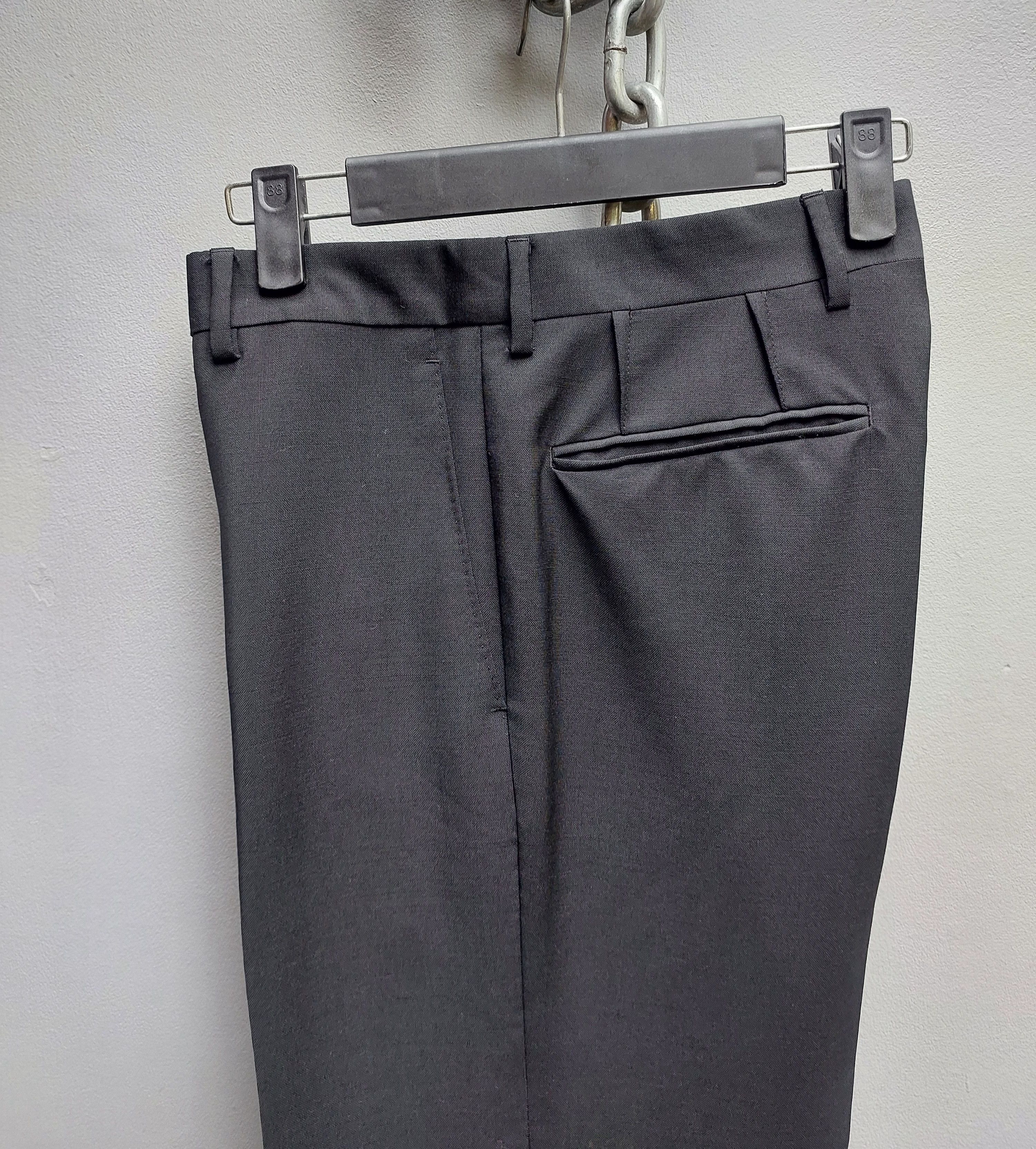 Raf Simons Raf Simons Flat Front Tailored Wool Trouser Size US 44 / EU 60 - 10 Thumbnail