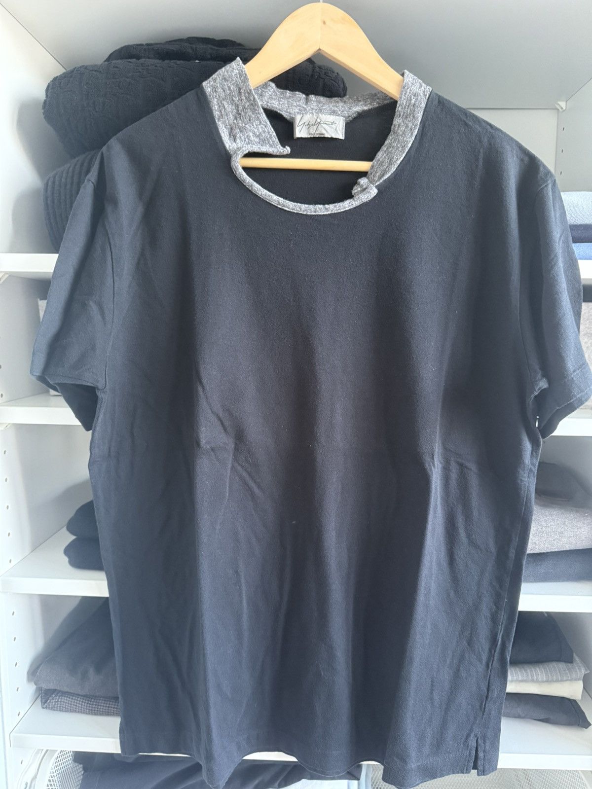 Vintage × Yohji Yamamoto Yohji Yamamoto pour homme tshirt Size US L / EU 52-54 / 3 - 1 Thumbnail