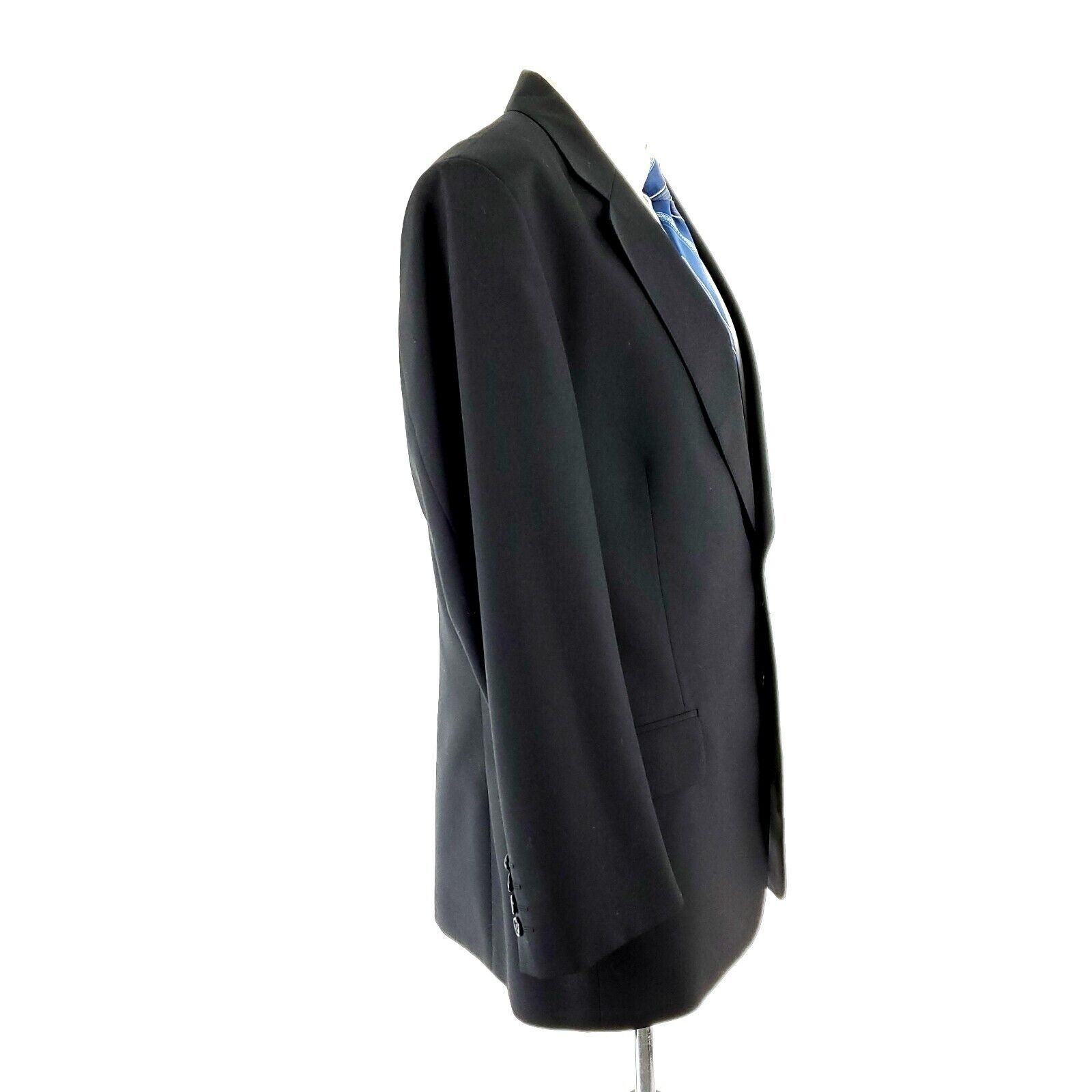 Savile Row Alexandre London Savile Row Wool Trevira 2 Button Blazer 42R Size 42R - 6 Thumbnail