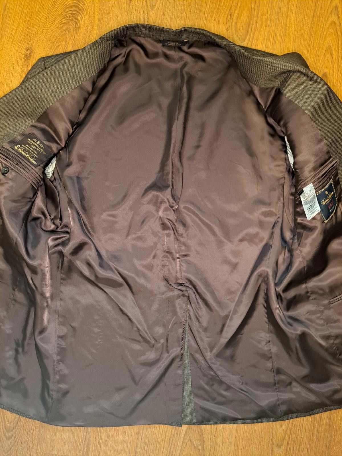 Brooks Brothers Brooks Brothers Vitale Barberis Canonico Sport Coat 45R Size 40R - 9 Thumbnail