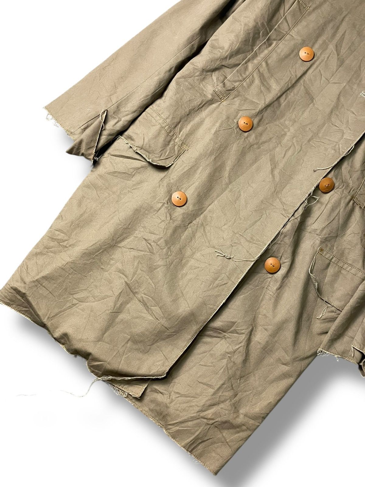 Japanese Brand × Vintage GG ET MARIA Double Breasted Light Coat (114) Size US XXS / EU 40 - 4 Thumbnail