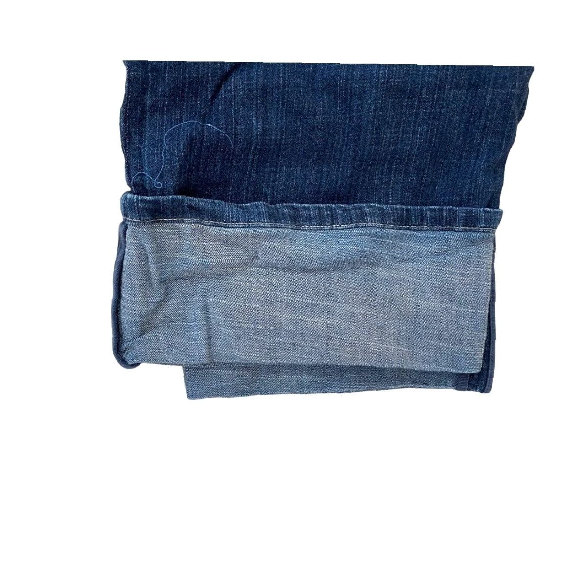 Vintage Bandolino Blu Jeans 18W Cropped Cuffed Denim Med Wash Blue Womens Size 40" / US 18 - 4 Thumbnail