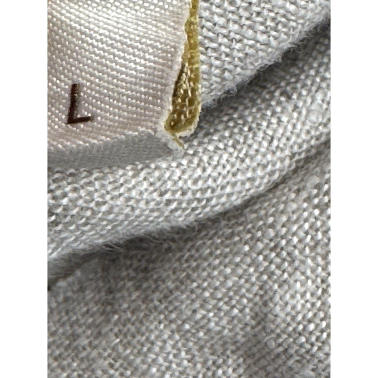 Vintage STENSTROMS Linen Fitted Body Mens L Shirt Button-Up Long Sleeve Beige XL? Size US L / EU 52-54 / 3 - 5 Thumbnail