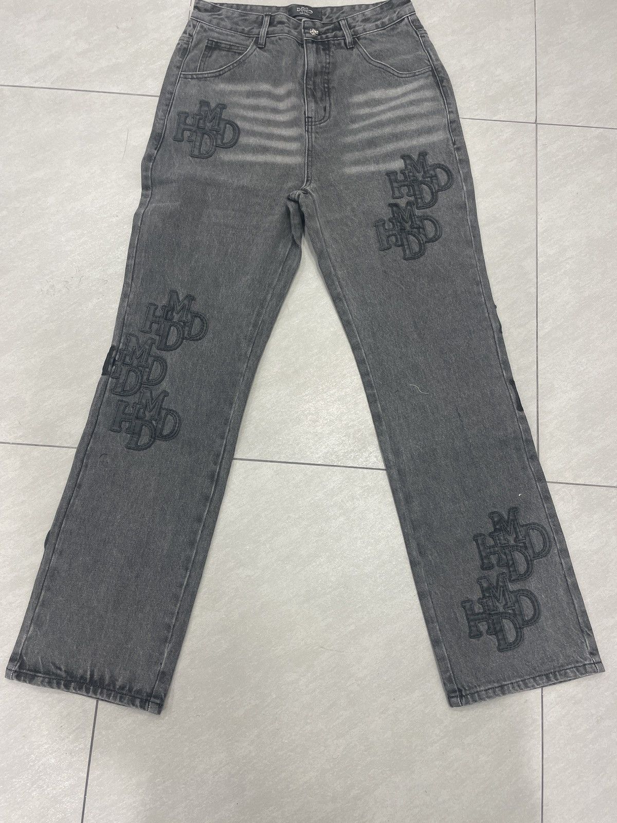 HMDD HMDD Patch Jeans Black/Gray Small Size US 30 / EU 46 - 1 Thumbnail