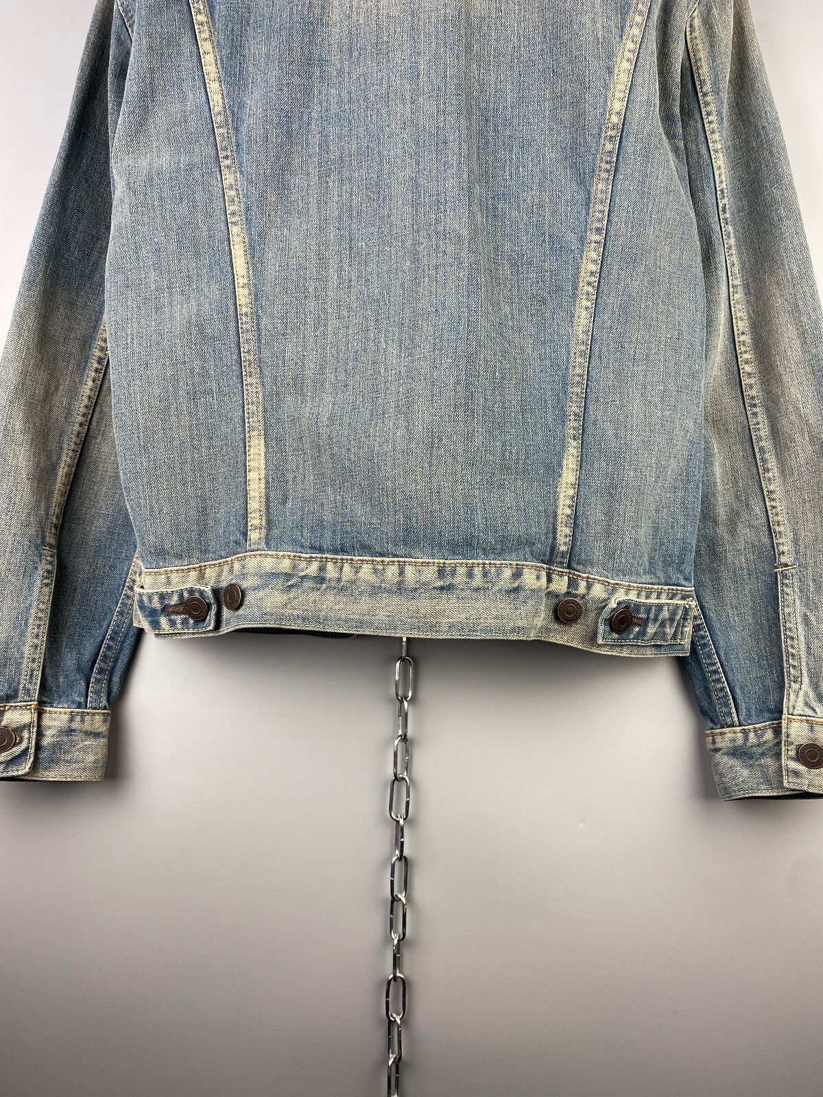 Levi's Levis Washed Denim Trucker Jacket Size US M / EU 48-50 / 2 - 10 Thumbnail