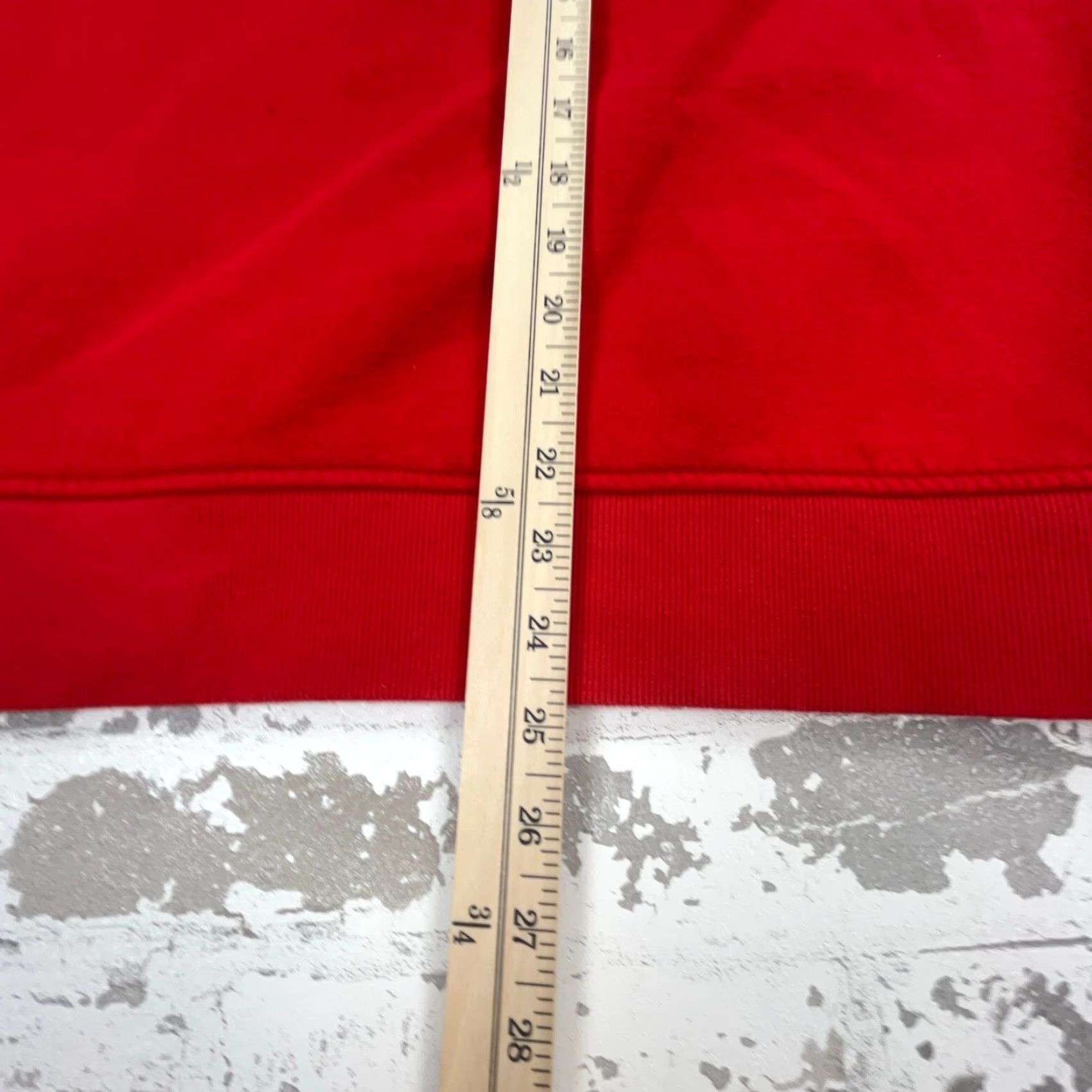 Tommy Hilfiger VINTAGE Tommy Hilfiger Hoodie Men Medium Red Sweatshirt Sweater Spell Out VTG Y2K Size US M / EU 48-50 / 2 - 7 Thumbnail