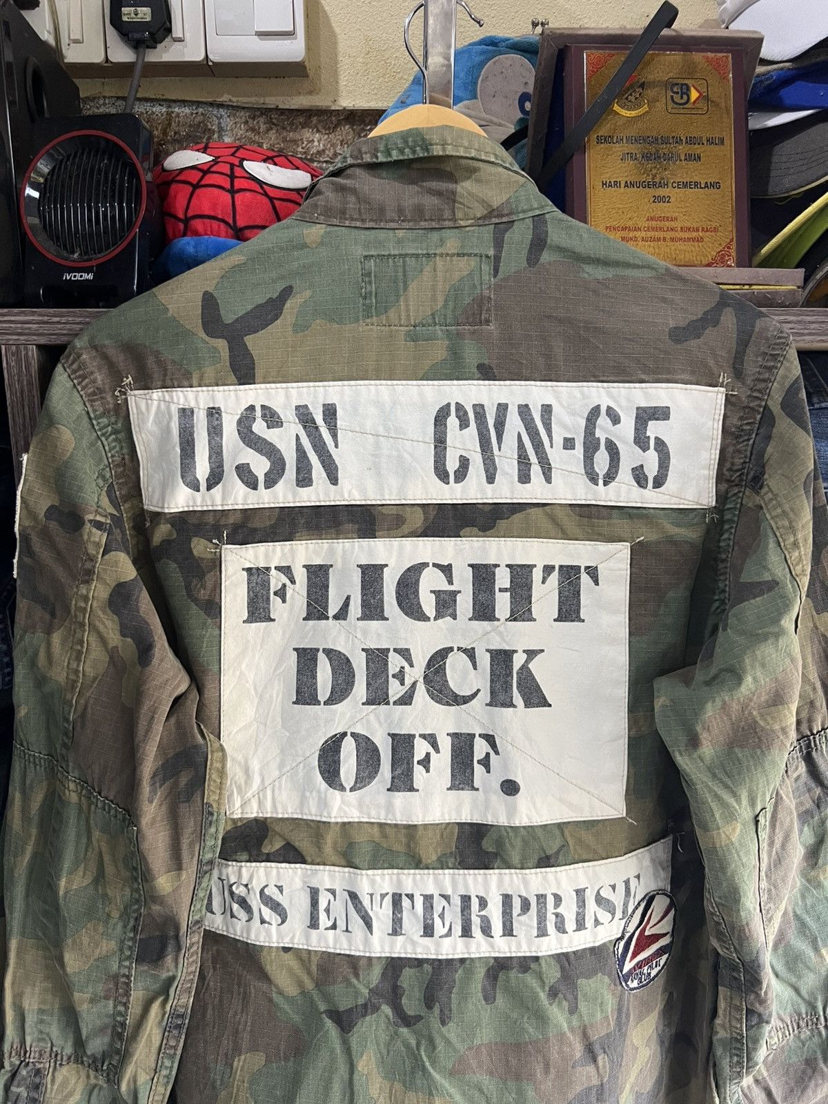 Avirex 🔥Rare Avirex US Navy Camo Army Jacket Size US M / EU 48-50 / 2 - 9 Thumbnail