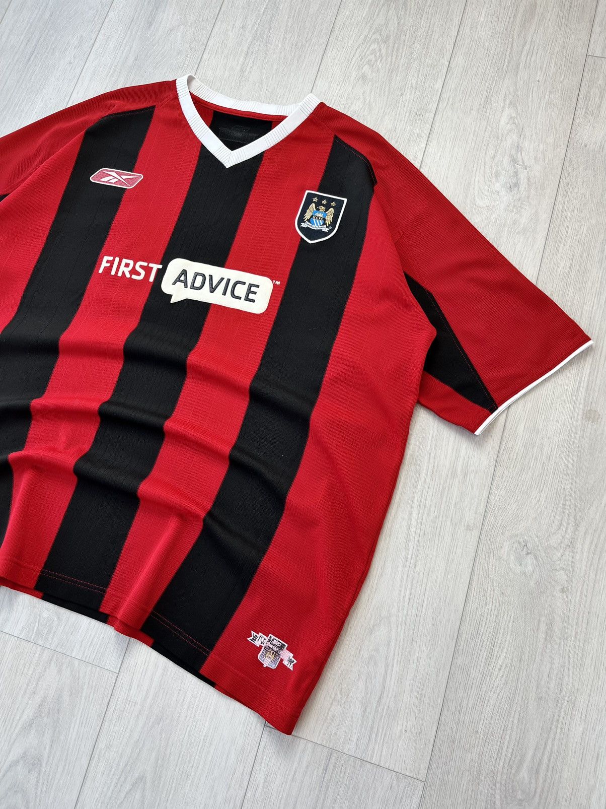 Reebok Vintage Manchester City Soccer Jersey Reebok Blokecore Y2K Size US XXL / EU 58 / 5 - 3 Thumbnail