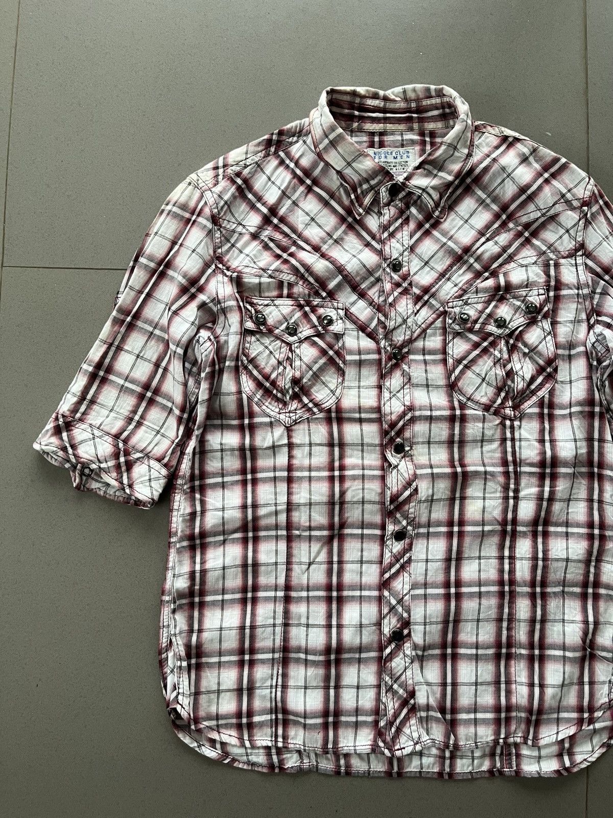 Yasuyuki Ishii Japanese NCFM Nicole Club For Men Punk Flanel Seditionaries Size US M / EU 48-50 / 2 - 6 Thumbnail