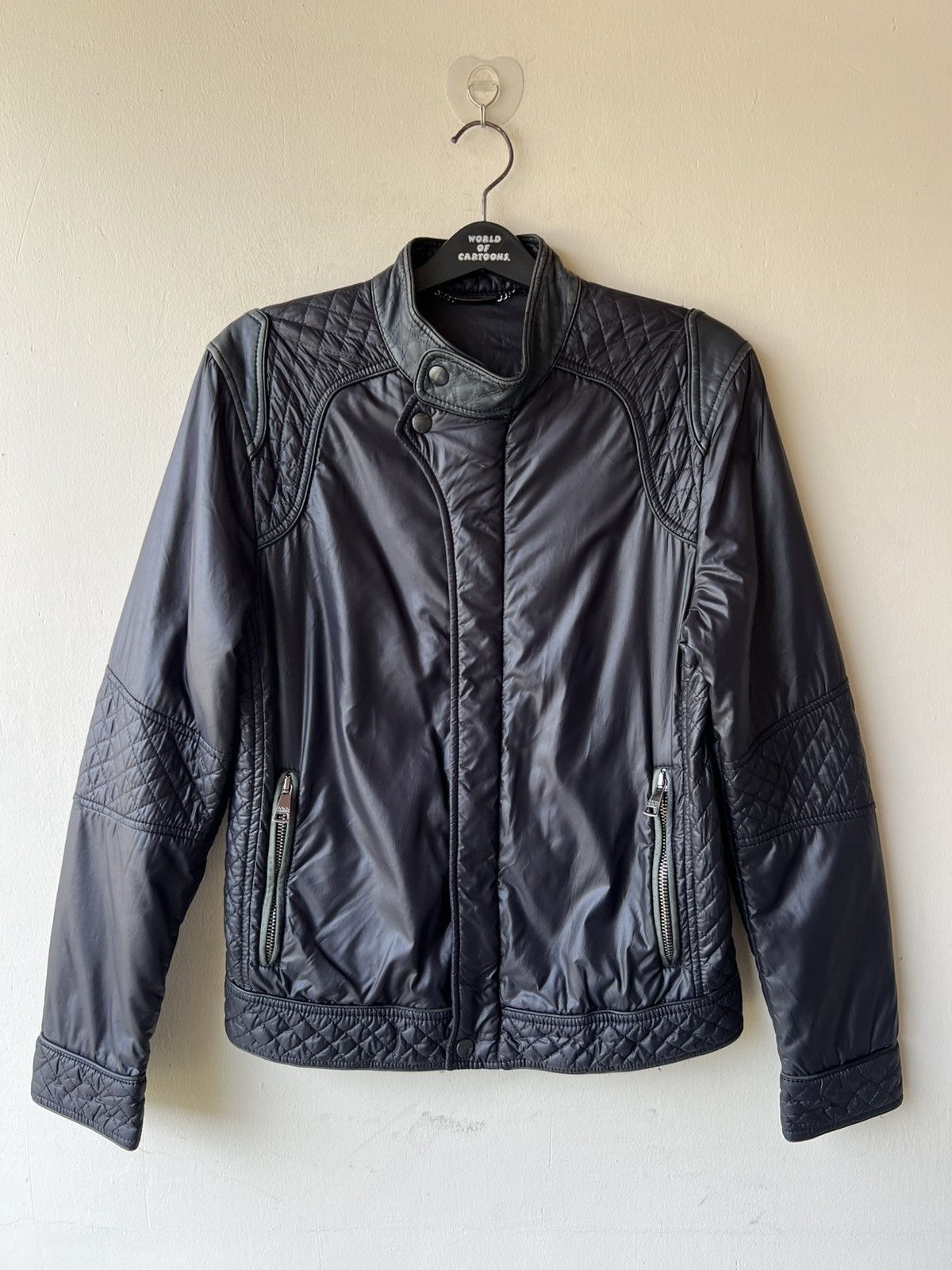 Dolce & Gabbana Vintage 2000s Dolce & Gabbana Fade Patina Cafe Racer Jacket Size US M / EU 48-50 / 2 - 7 Thumbnail