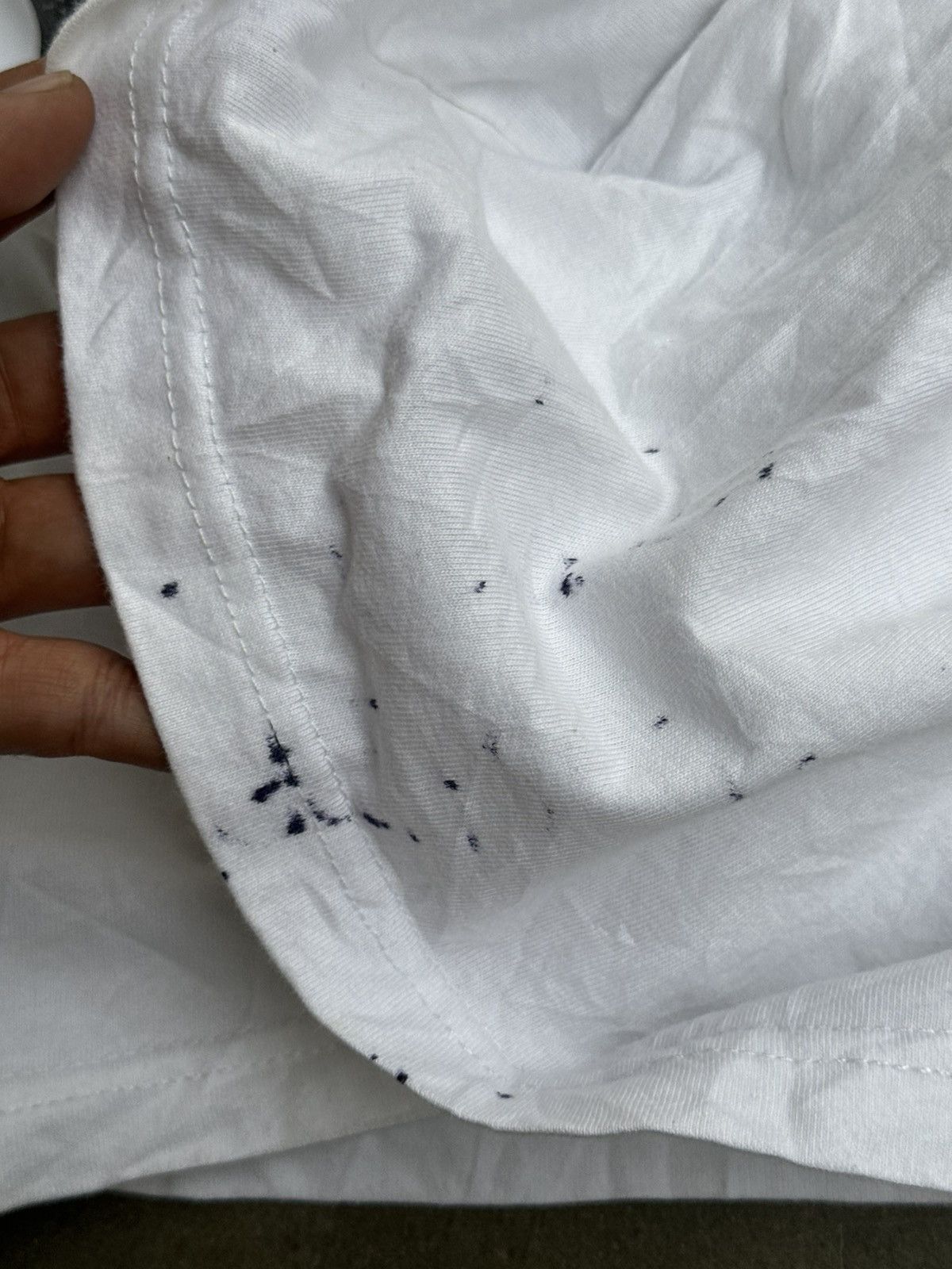 Maison Margiela Maison Special Abstract Hand-Printed Oversized Stitched Tee Size US M / EU 48-50 / 2 - 15 Thumbnail