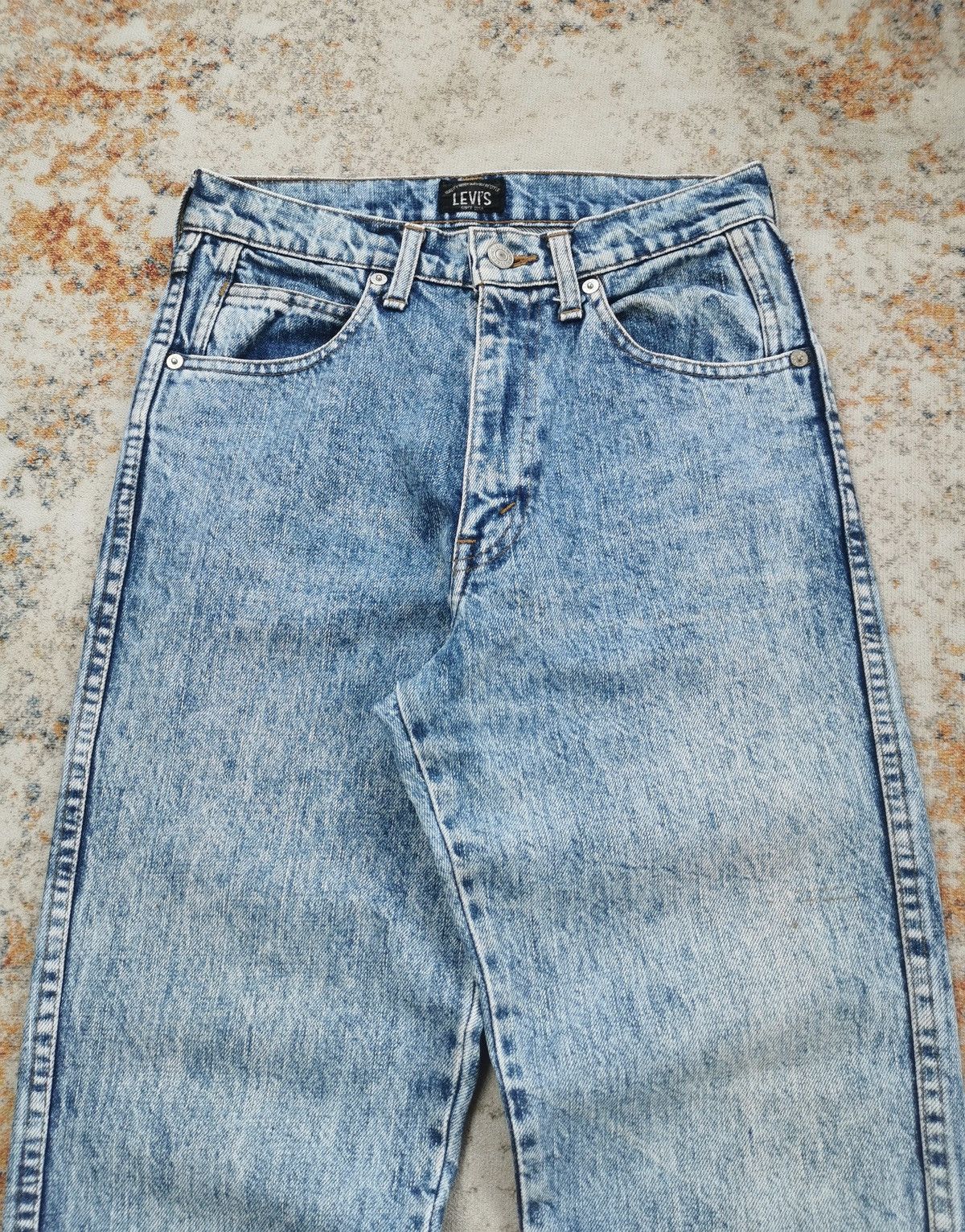 Japanese Brand × Levi's × Vintage Levis Skinny Stone Wash Jeans (LG97) Size US 27 - 3 Thumbnail