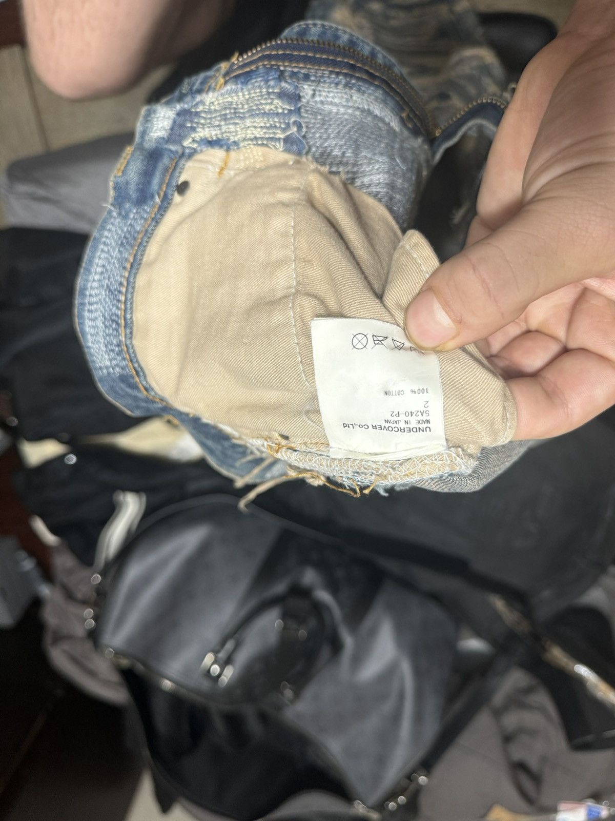 Undercover Undercover AW05 85 Blue Denim Size US 31 - 13 Thumbnail