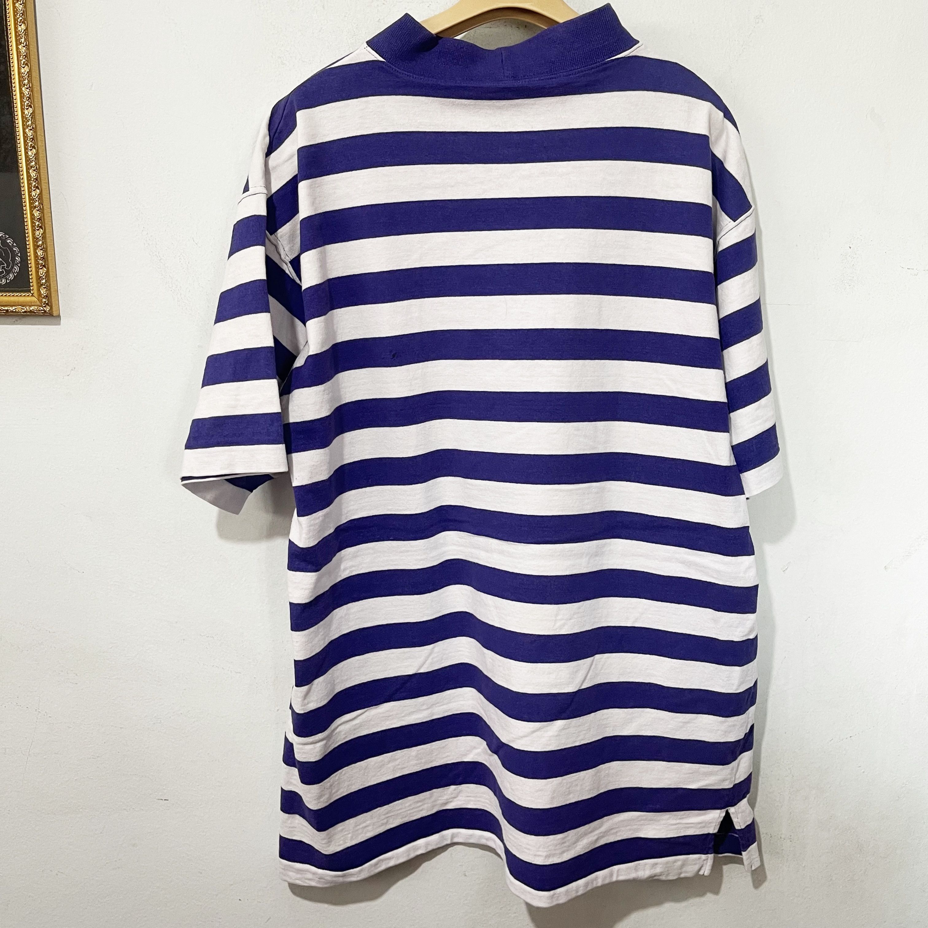 Vintage Vintage 90s Striped T-Shirt Size US L / EU 52-54 / 3 - 2 Thumbnail