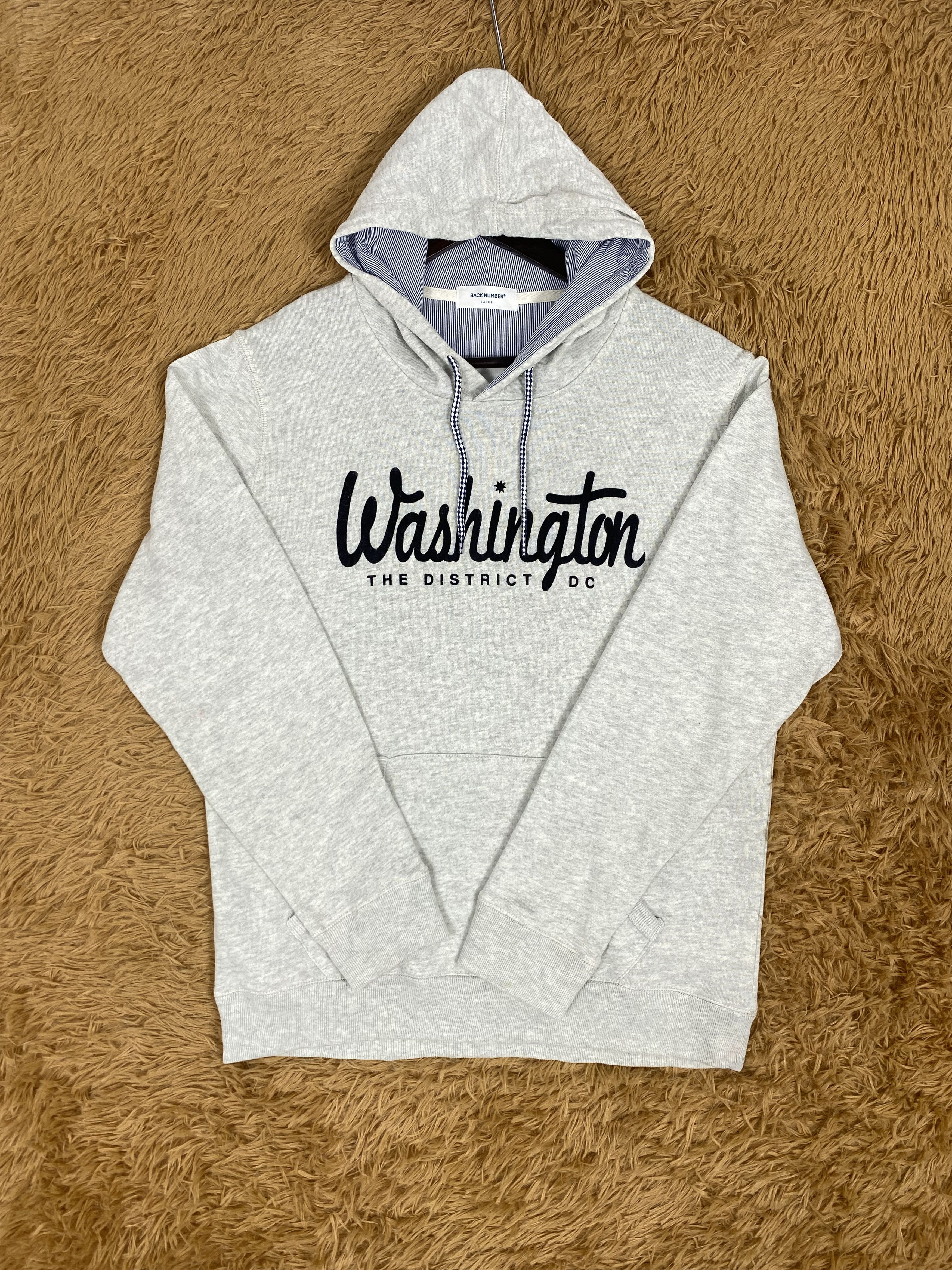 Japanese Brand Vintage Back Number Washington Hoodie Size US S / EU 44-46 / 1 - 3 Thumbnail