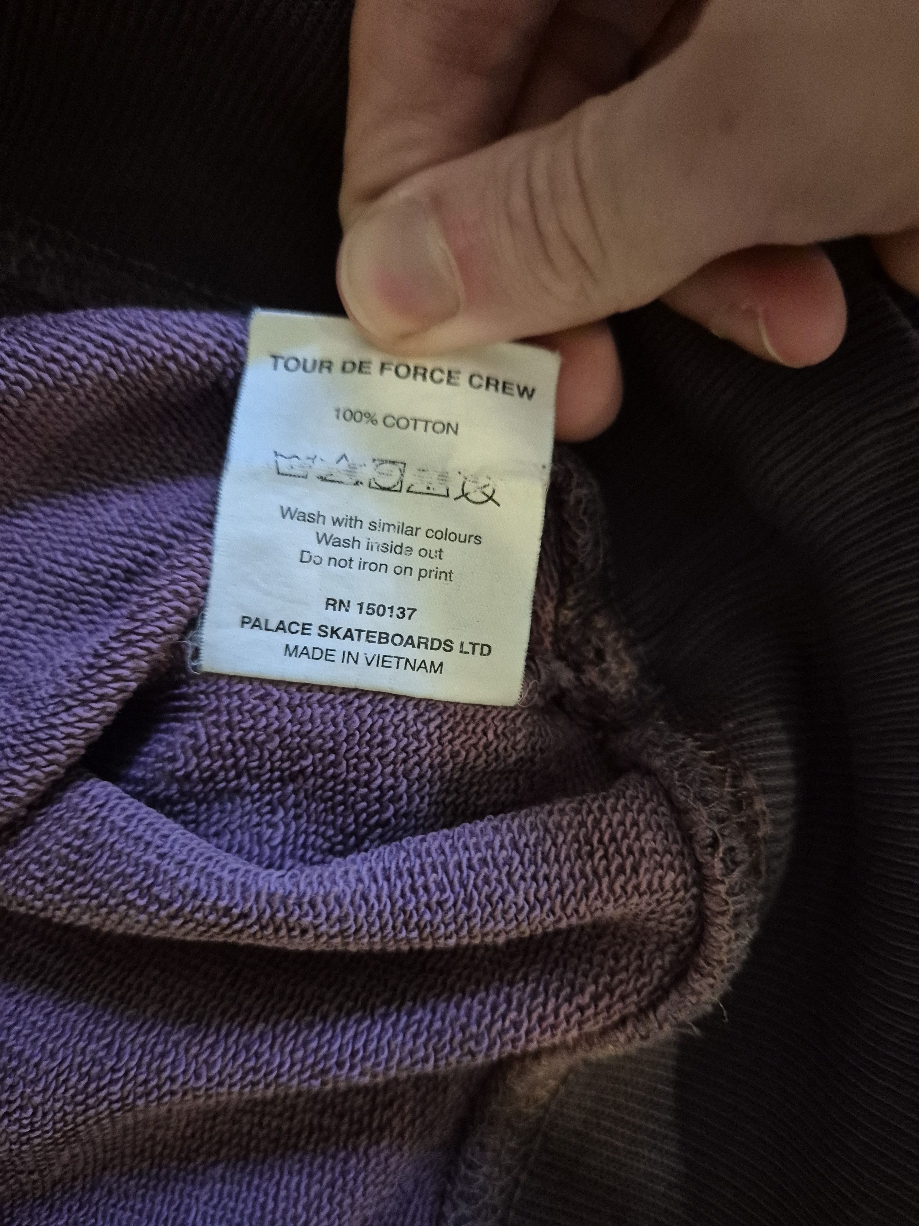 Palace Tour de Force Crewneck Size US M / EU 48-50 / 2 - 5 Thumbnail