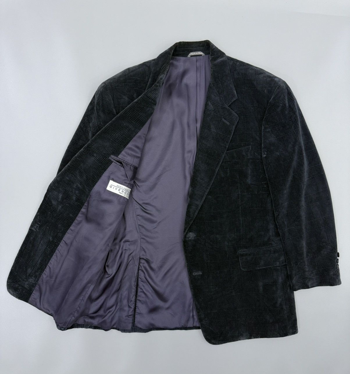 Givenchy 🔥Archive🔥70s~80s GIVENCHY GENTLEMAN Paris Corduroy Blazer Size 48R - 1 Thumbnail